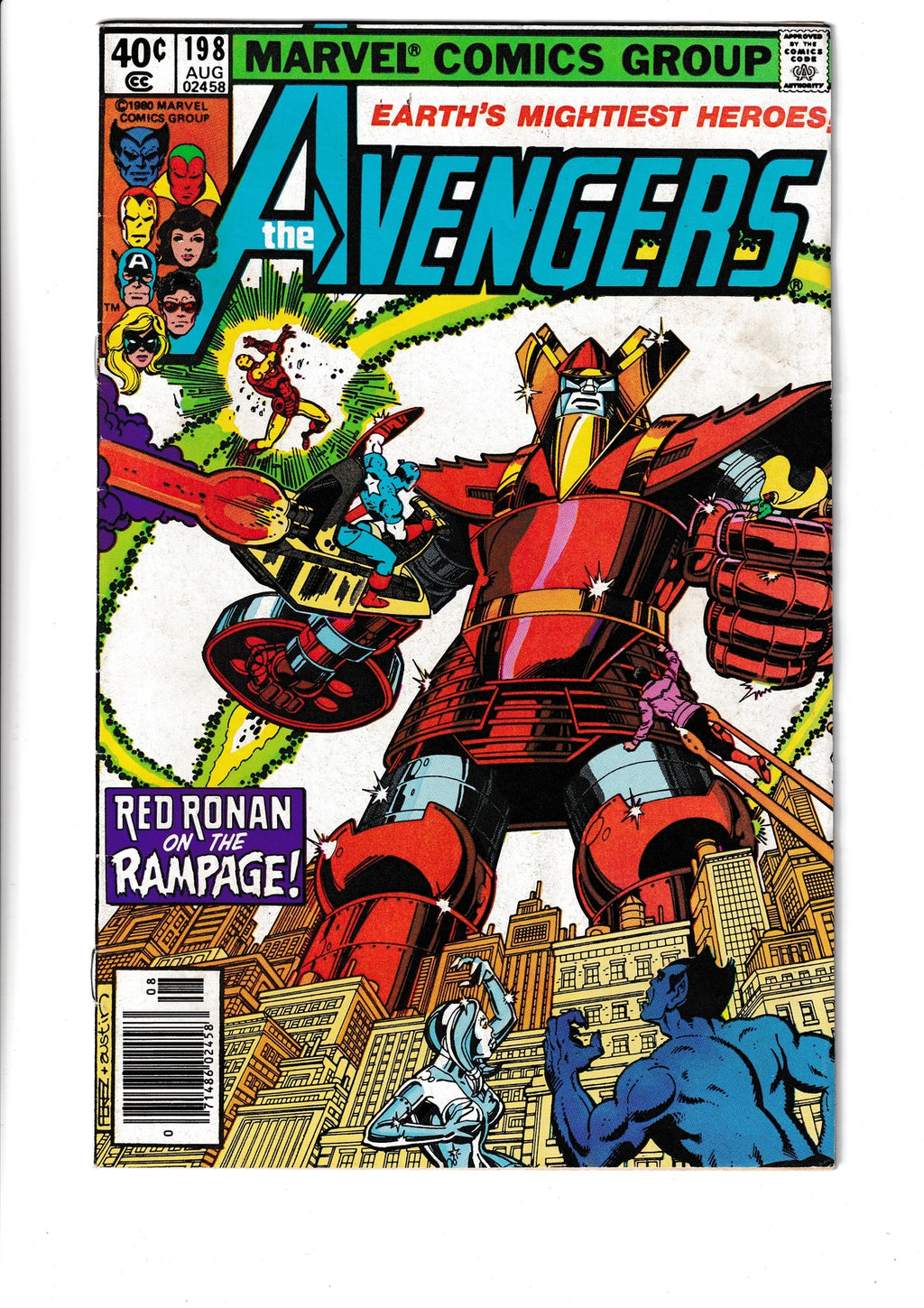Avengers #198 (1980) Marvel Comics SKU:221