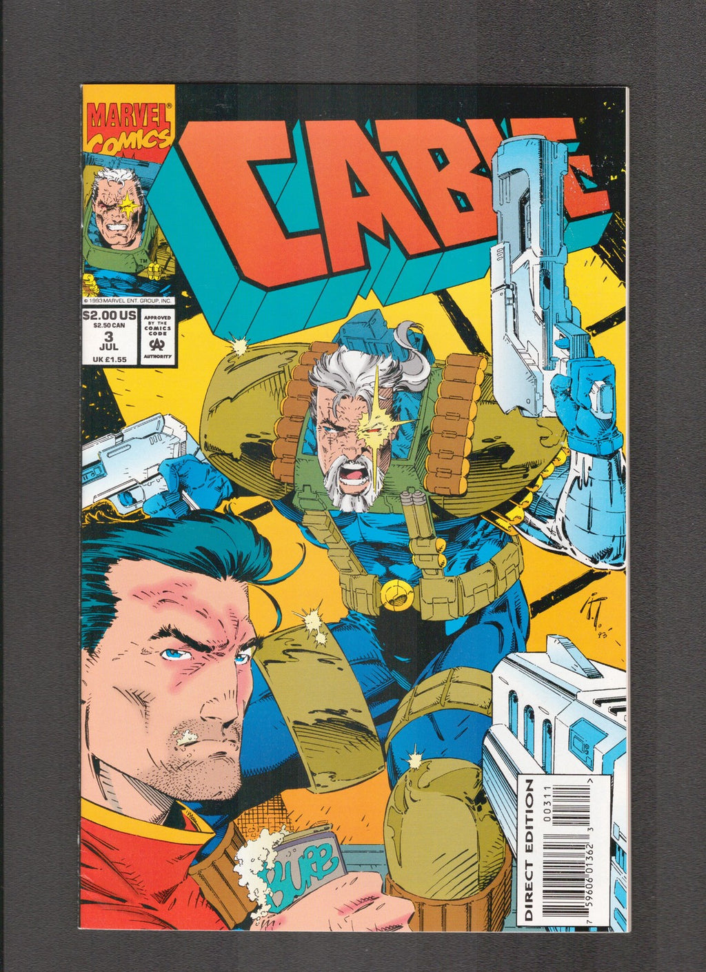 Cable #3 (1993) 1st App of Weasel Marvel Comics