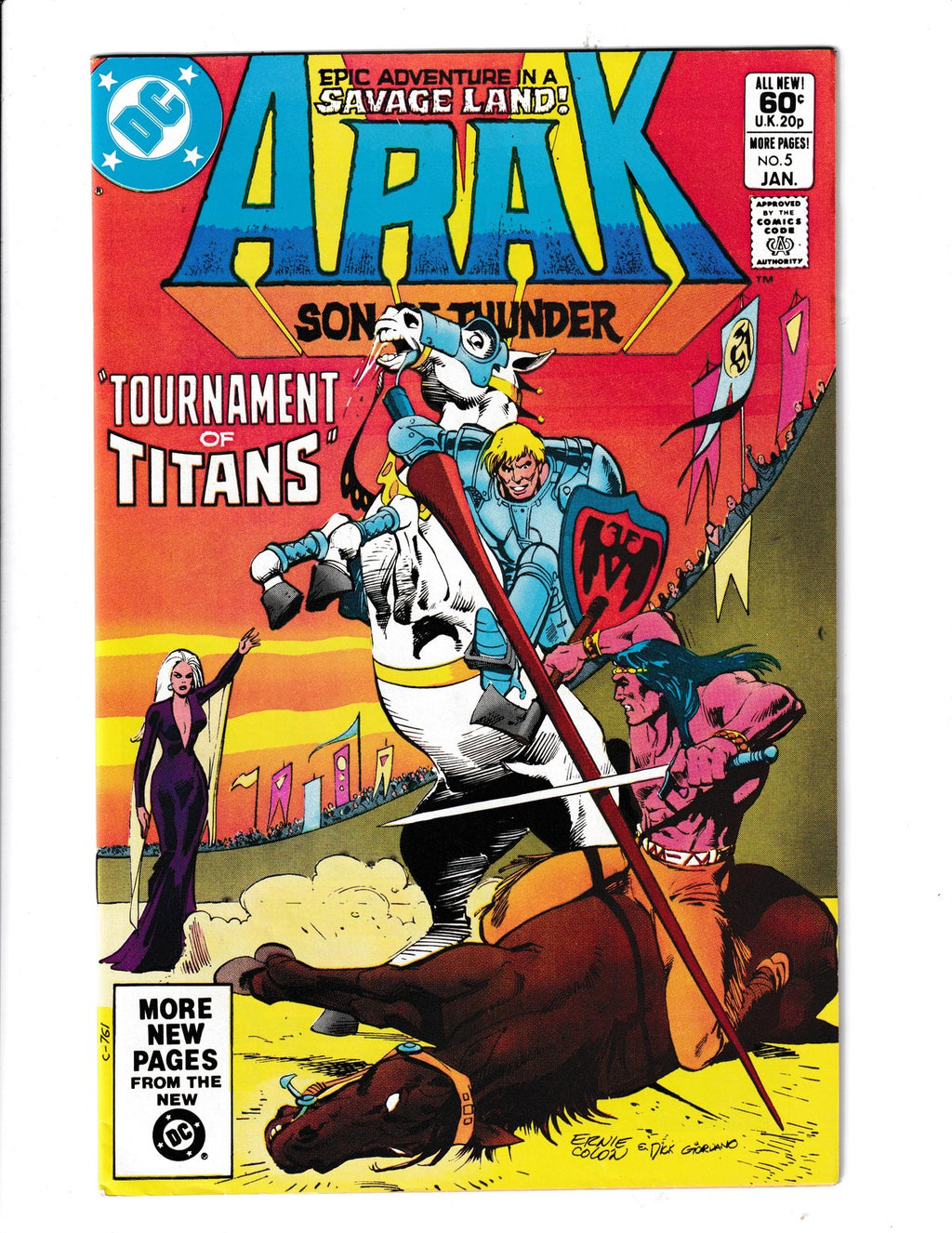 Arak: Son of Thunder #5 (1982) DC Comics