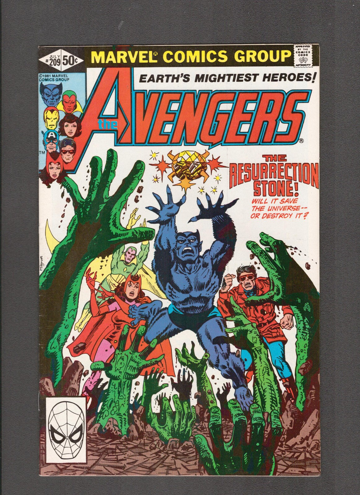 Avengers #209 (1981) Al Milgrom Marvel Comics