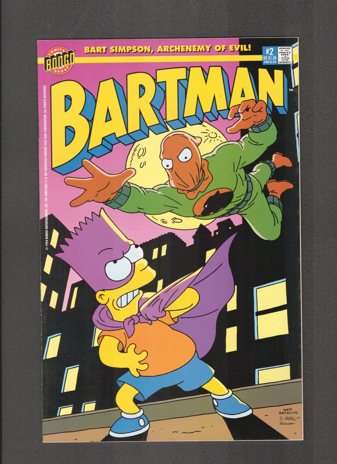 Bartman #2 (1994) Bongo Comics