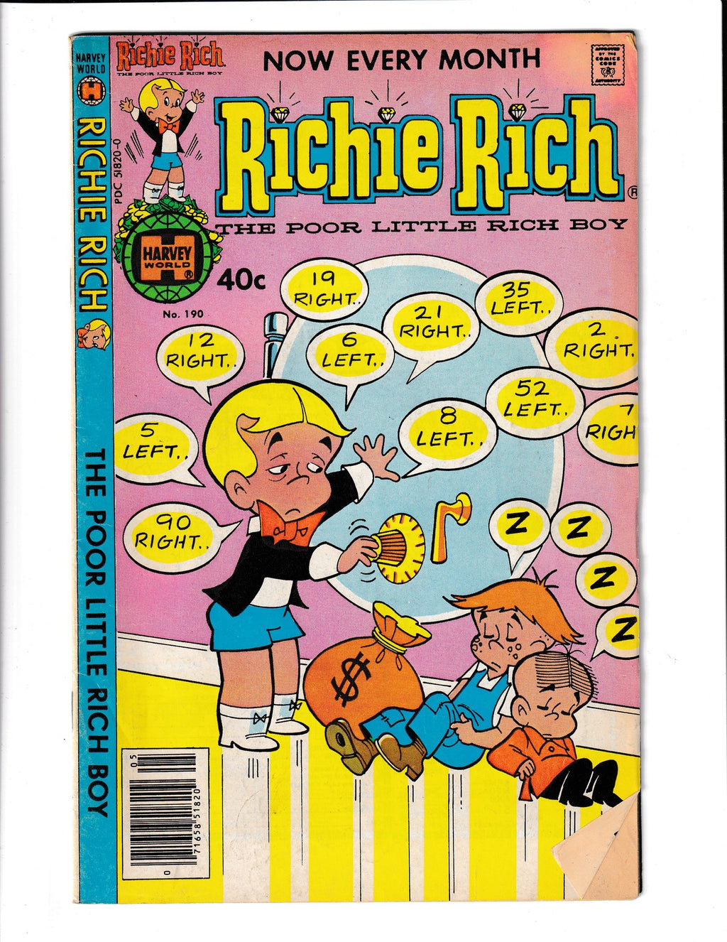 Richie Rich #190 (1980) Harvey Comics