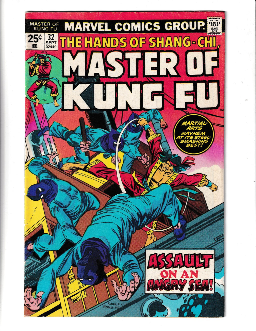 Master of Kung Fu #32 (1975) Higher Grade Marvel Comics