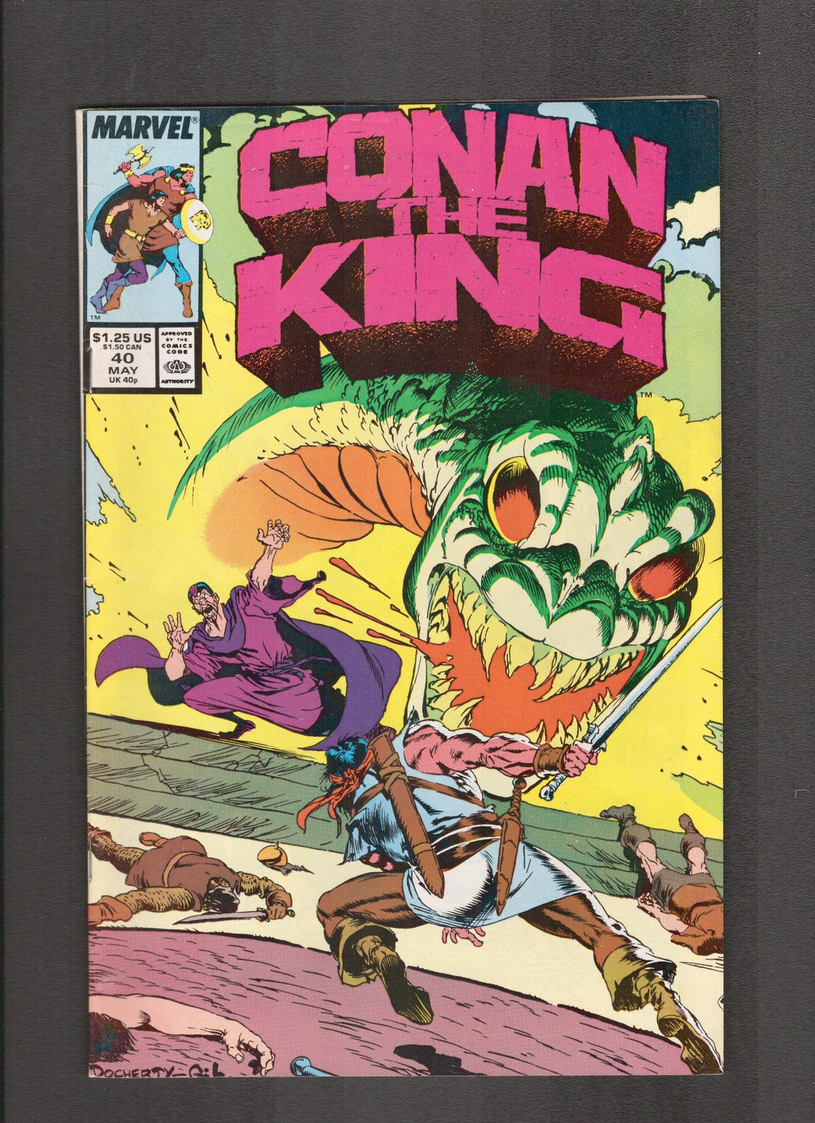 Conan the King #40 (1987) Larry Hama, Armando Gil Marvel Comics