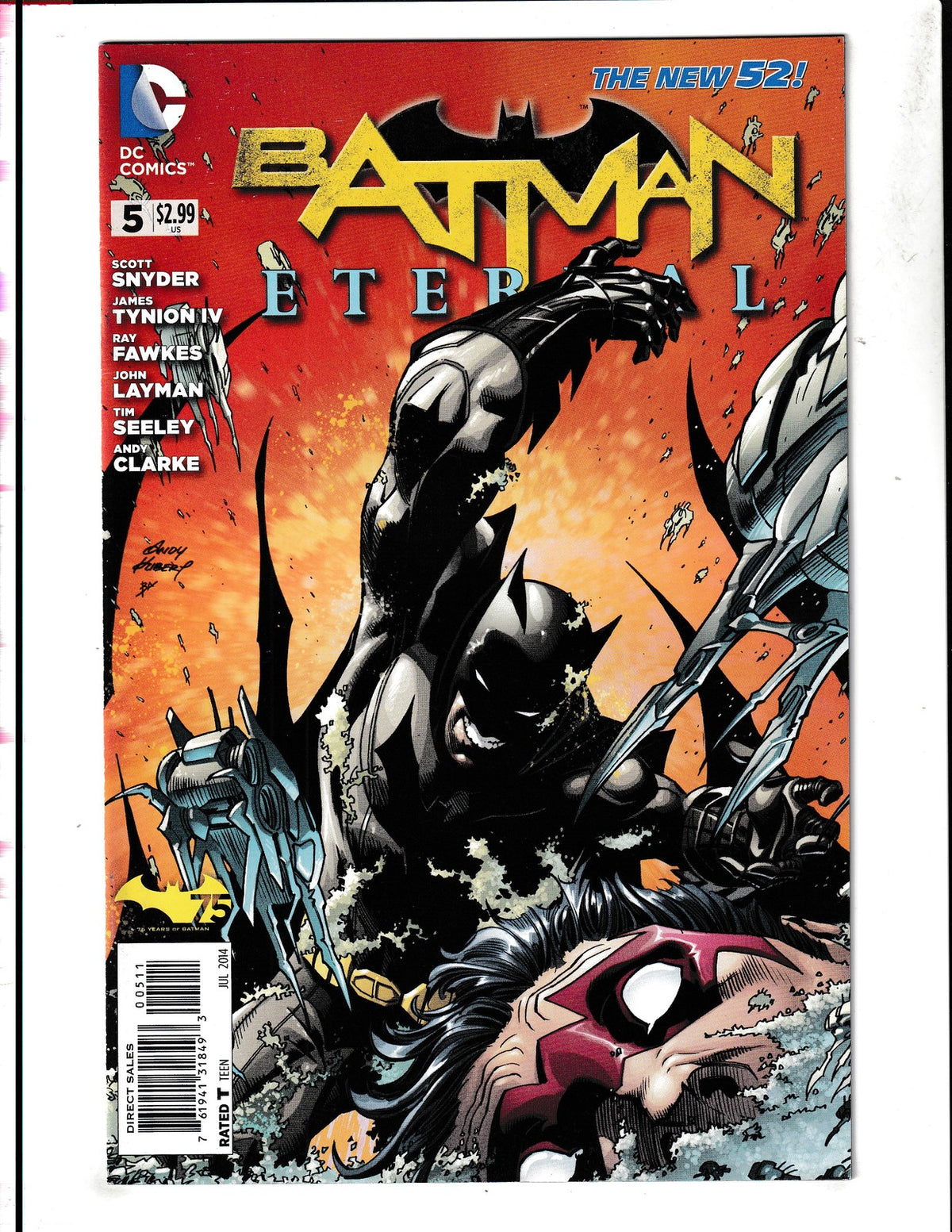 Batman: Eternal #5 (2014) Kubert/Anderson DC Comics