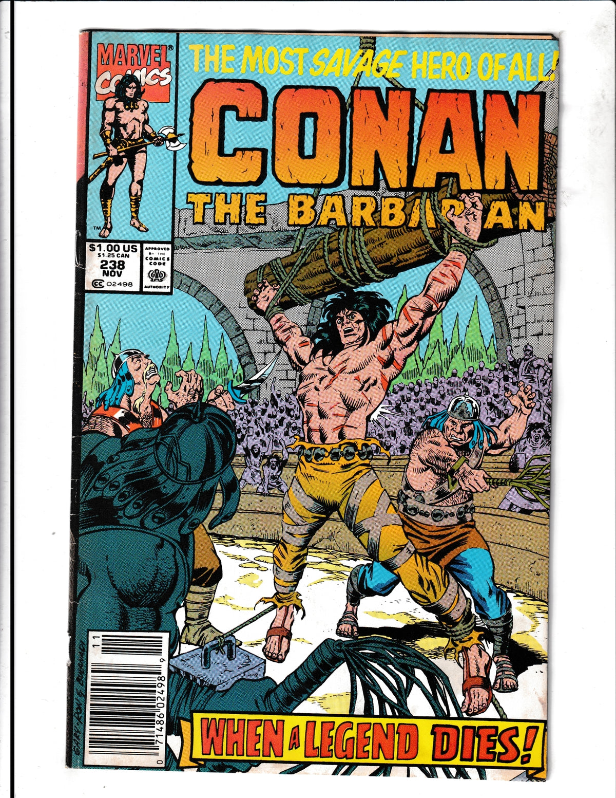 Conan the Barbarian #238 (1990) Marvel Comics SKU:1342