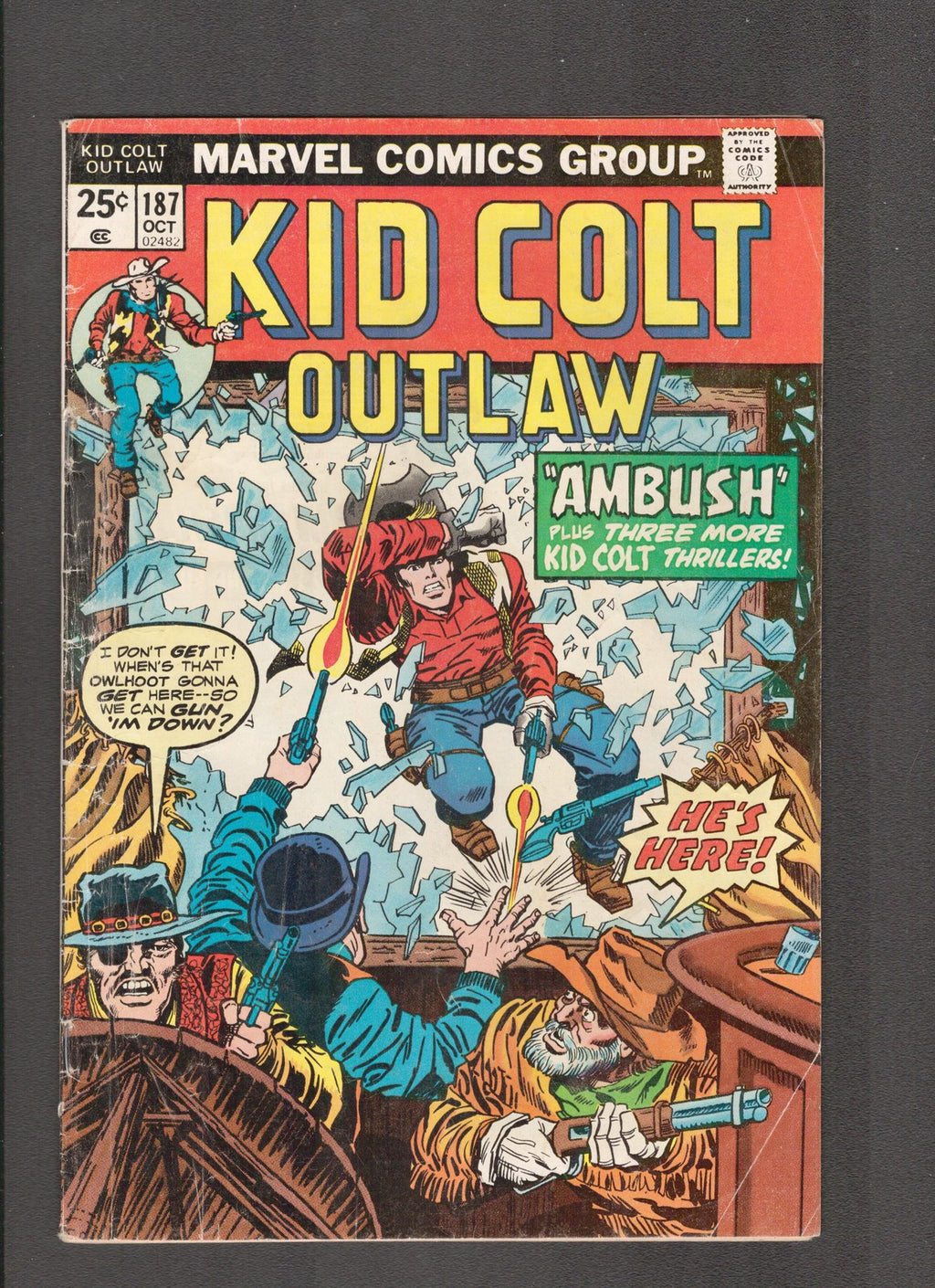 Kid Colt Outlaw #187 (1974) Stan Lee Marvel Comics