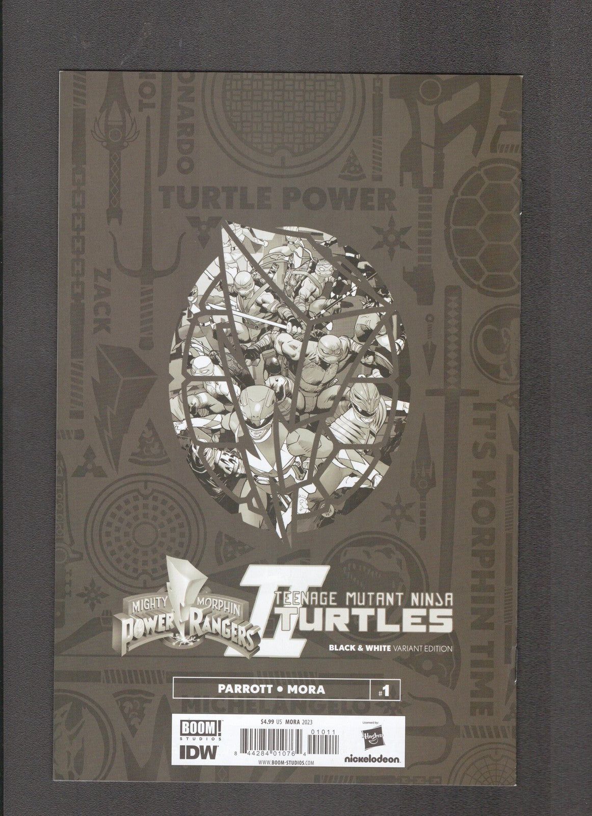 Mighty Morphin Power Rangers/Teenage Mutant Ninja Turtles #1 (2023) BOOM! Comics