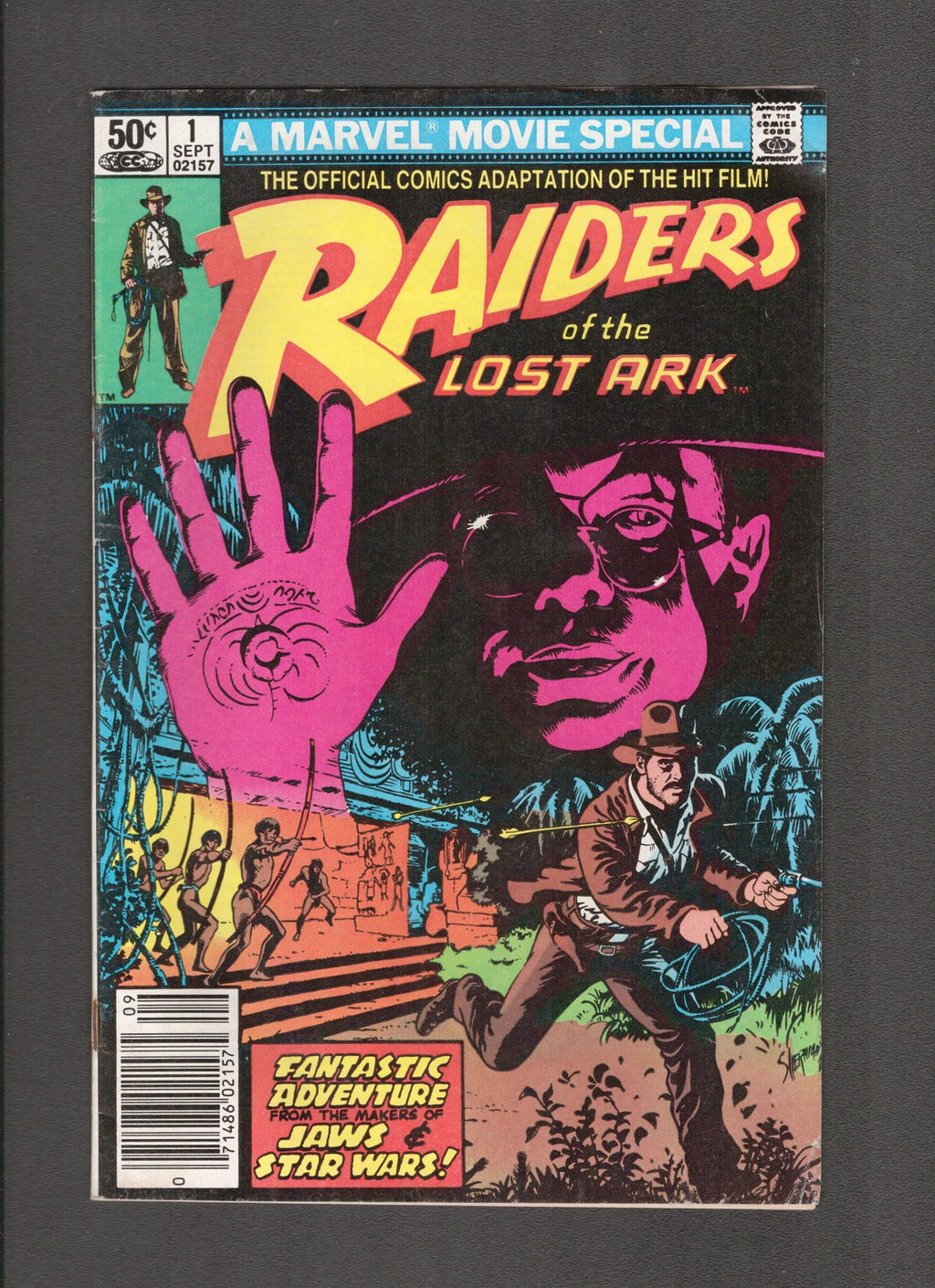 Raiders of the Lost Ark #1 (1981) Indiana Jones Adaptation Marvel Comics