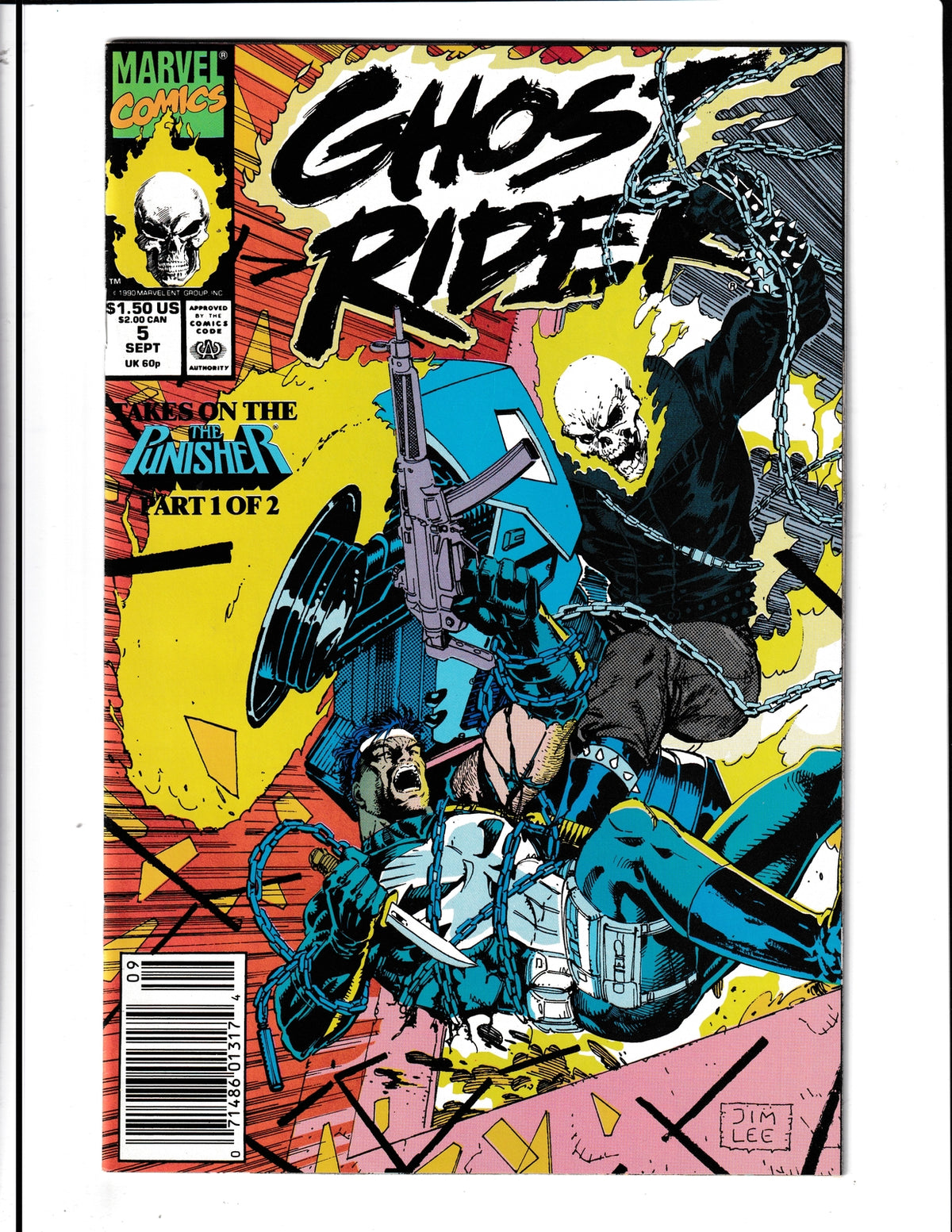 Ghost Rider #5 (1990) Higher Grade Marvel Comics