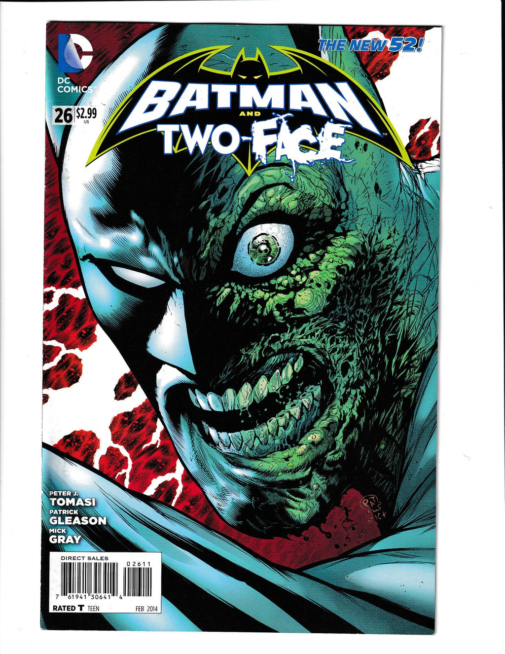 Batman and Robin #26 (2014) Two-Face DC Comics