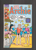 Life with Archie #268 (1988) CDN Newstand Beach Scene Archie Comics