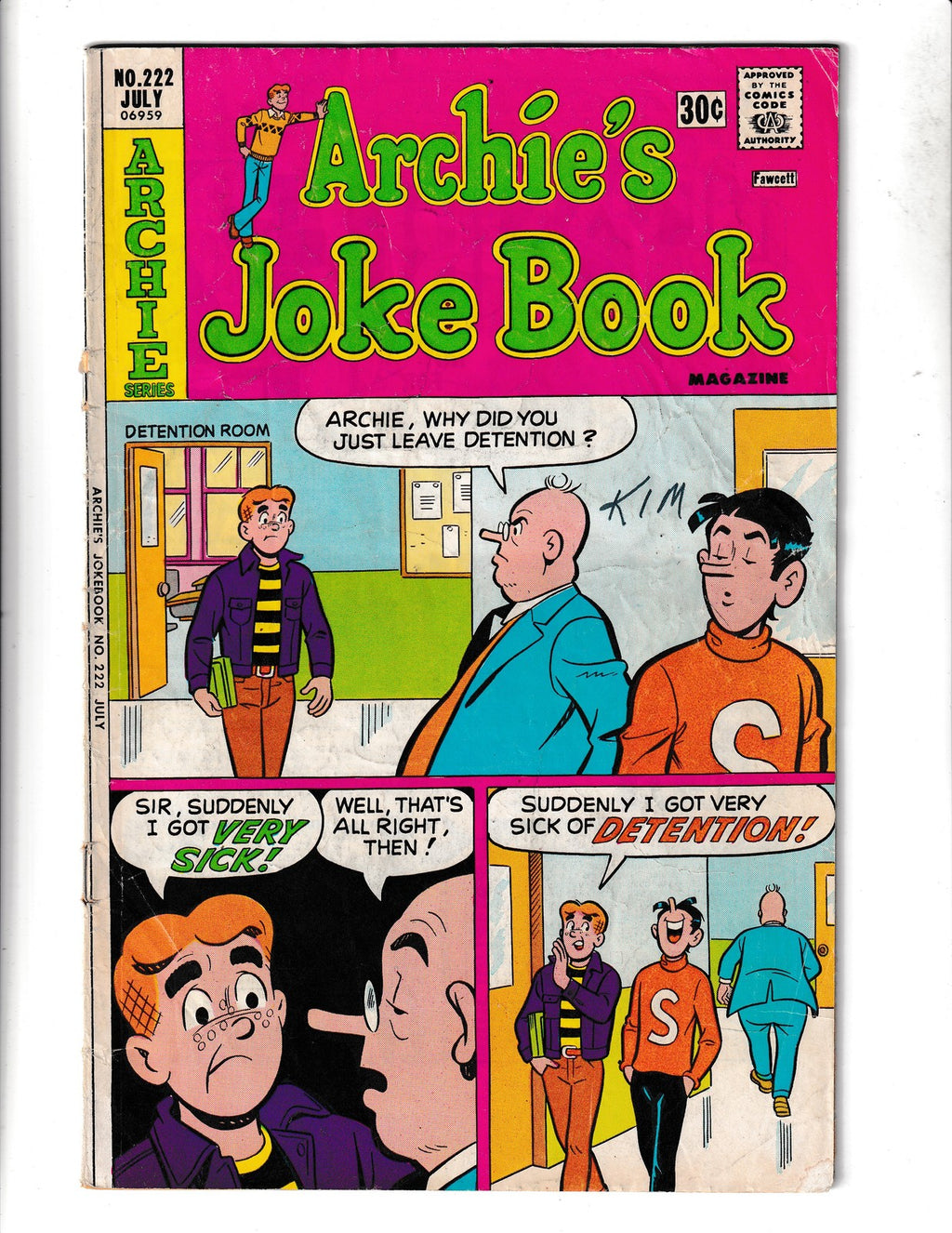 Archie's Joke Book #222 (1976) Archie Comics