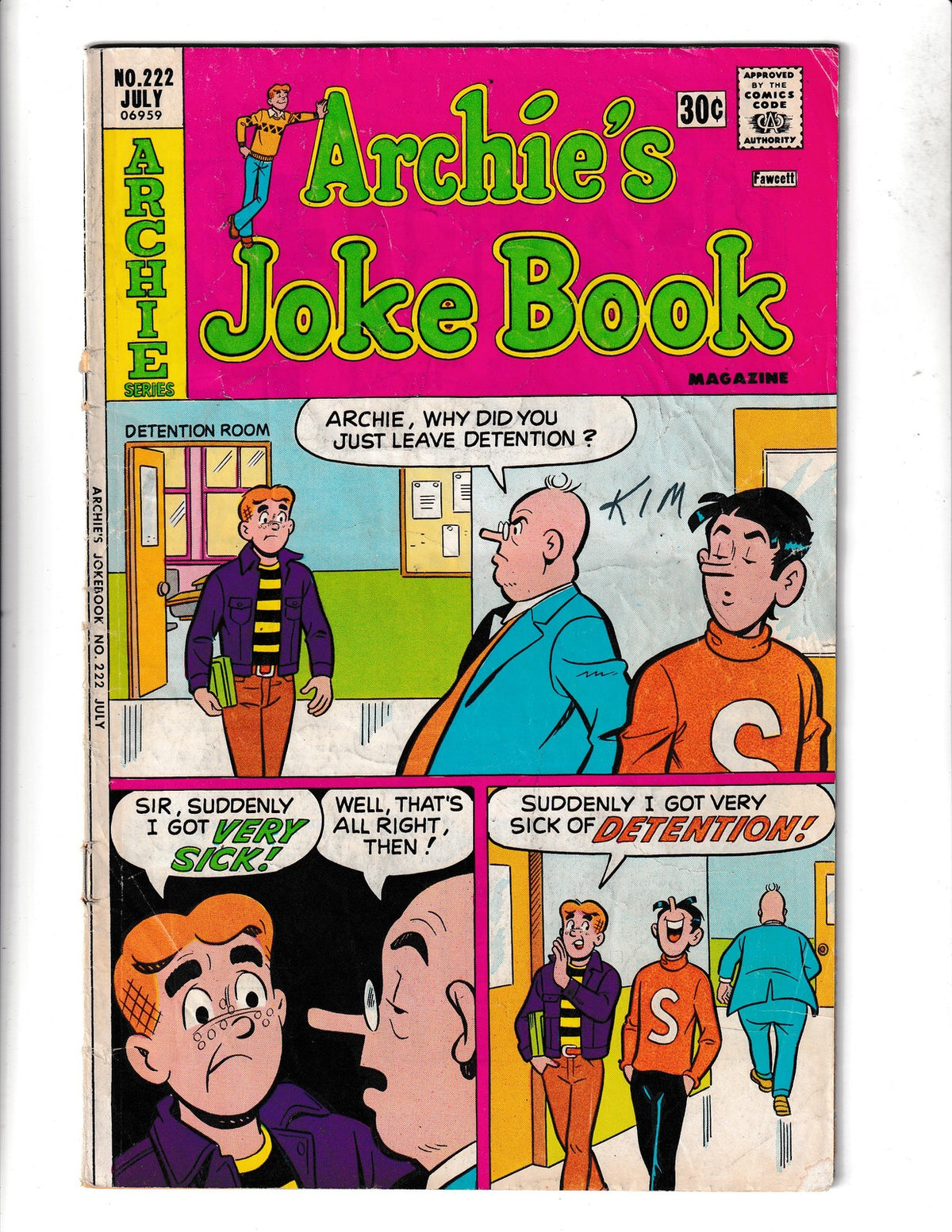 Archie's Joke Book #222 (1976) Archie Comics