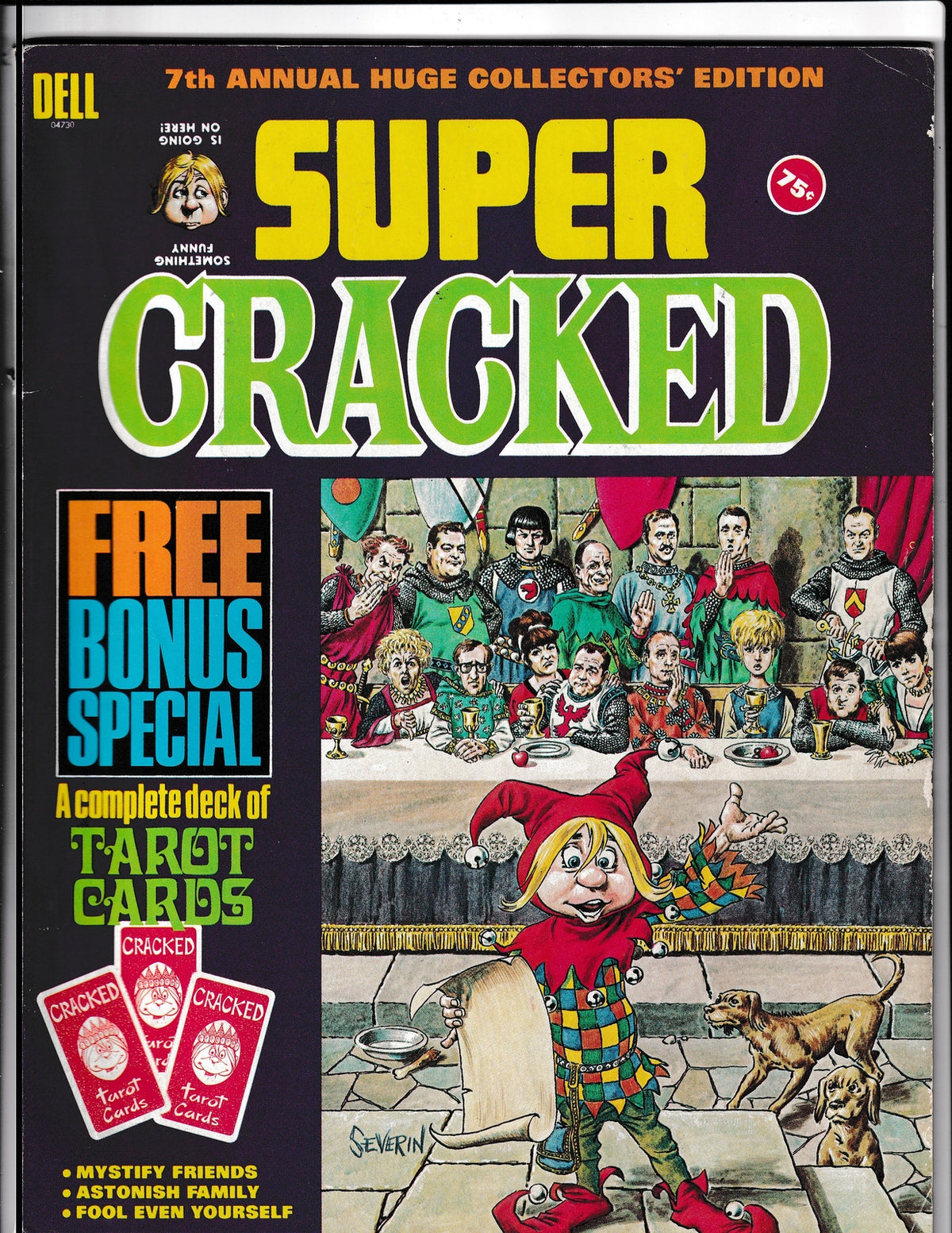 Super Cracked #7 (1974) Tarot Cards attached Major Comics