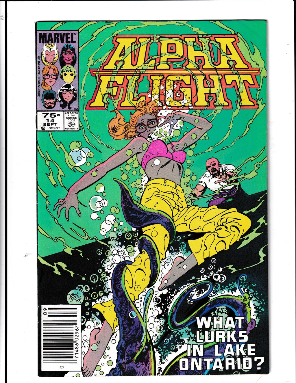 Alpha Flight #14 (1984) Canadian Newsstand Marvel Comics