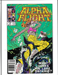 Alpha Flight #14 (1984) Canadian Newsstand Marvel Comics