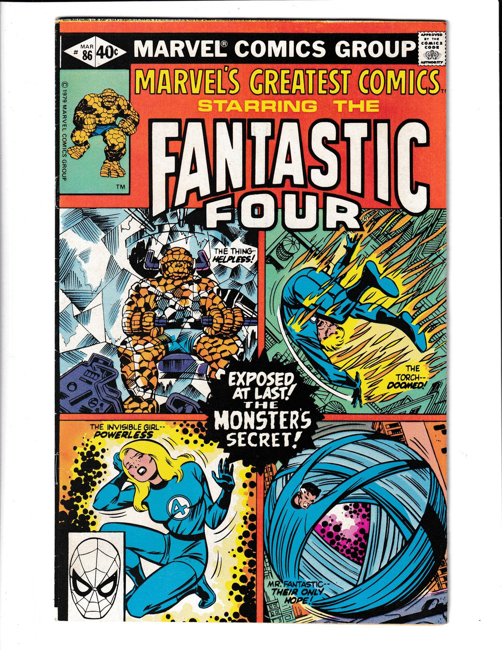 Marvel's Greatest Comics #86 (1979) Fantastic Four Marvel Comics
