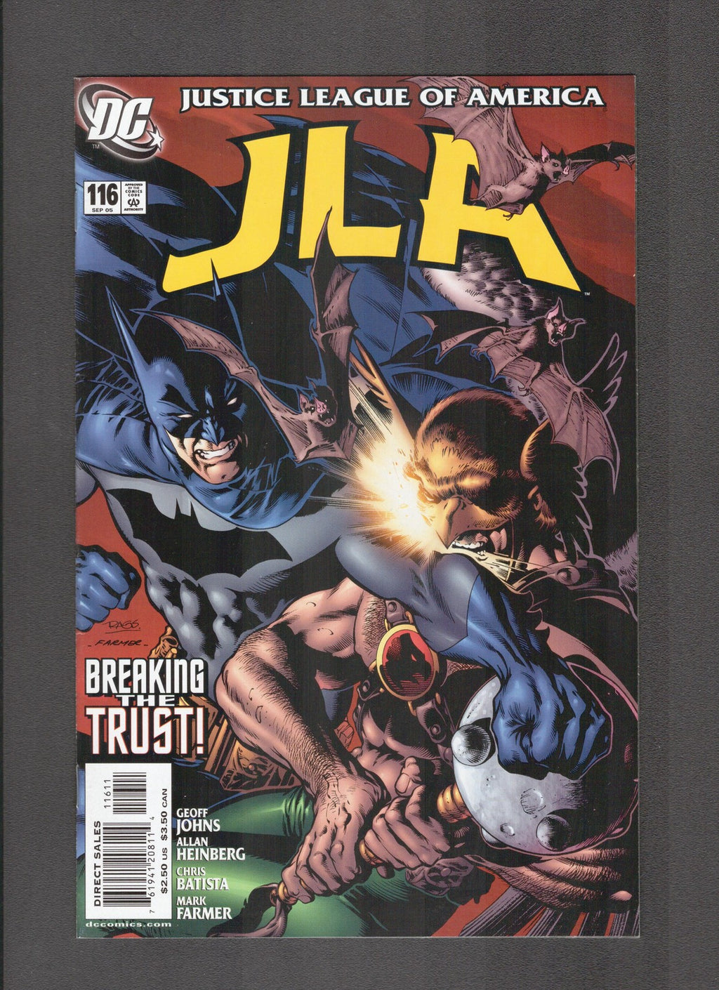JLA #116 (2005) Mark Farmer - Rags Morales DC Comics