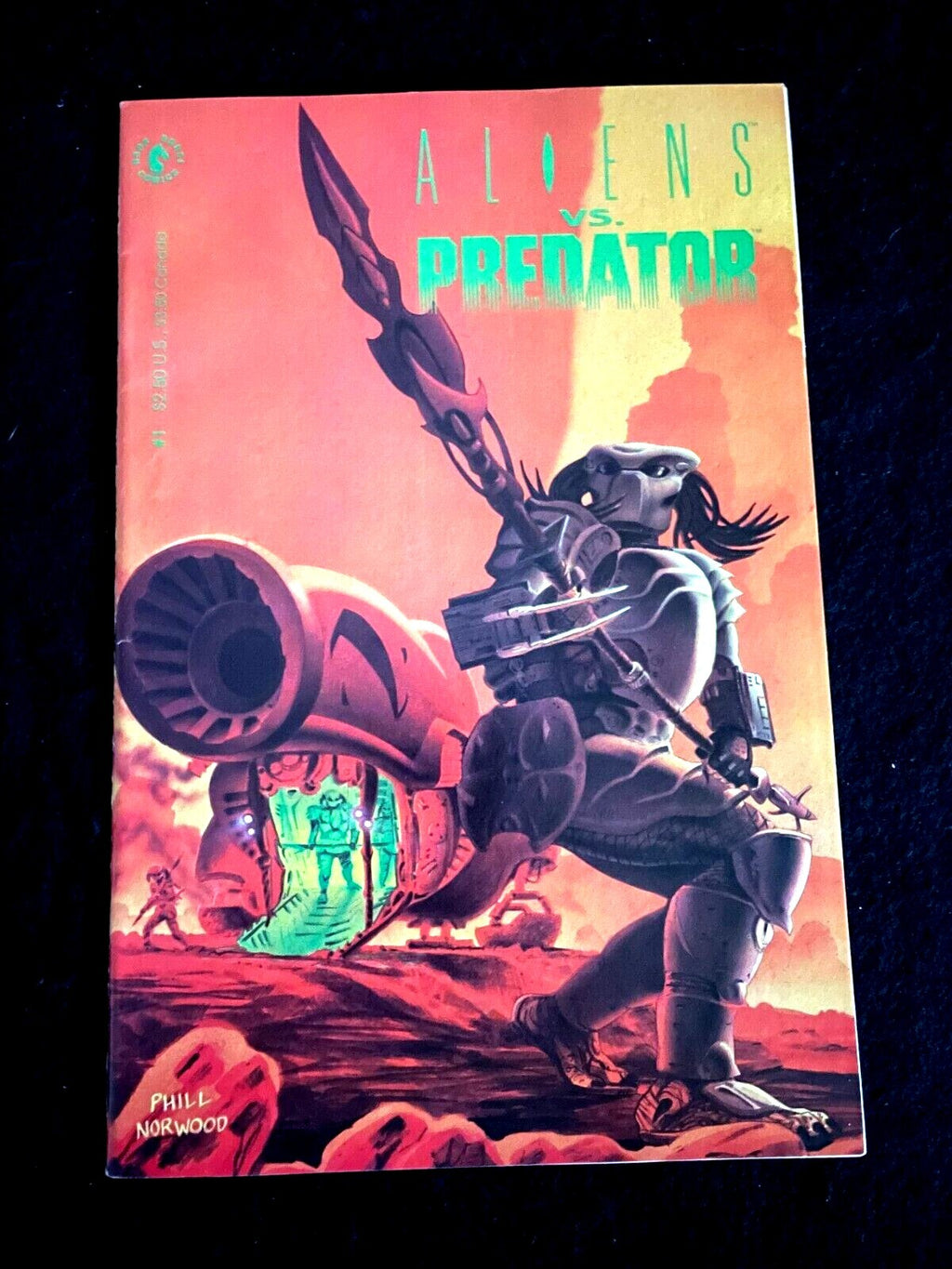 Aliens vs Predator #1 1990 - 1st App of  Machiko Noguchi
