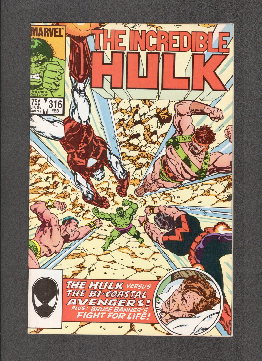 Incredible Hulk #316 (1986) 1st App of Dr. Fisher Marvel Comics