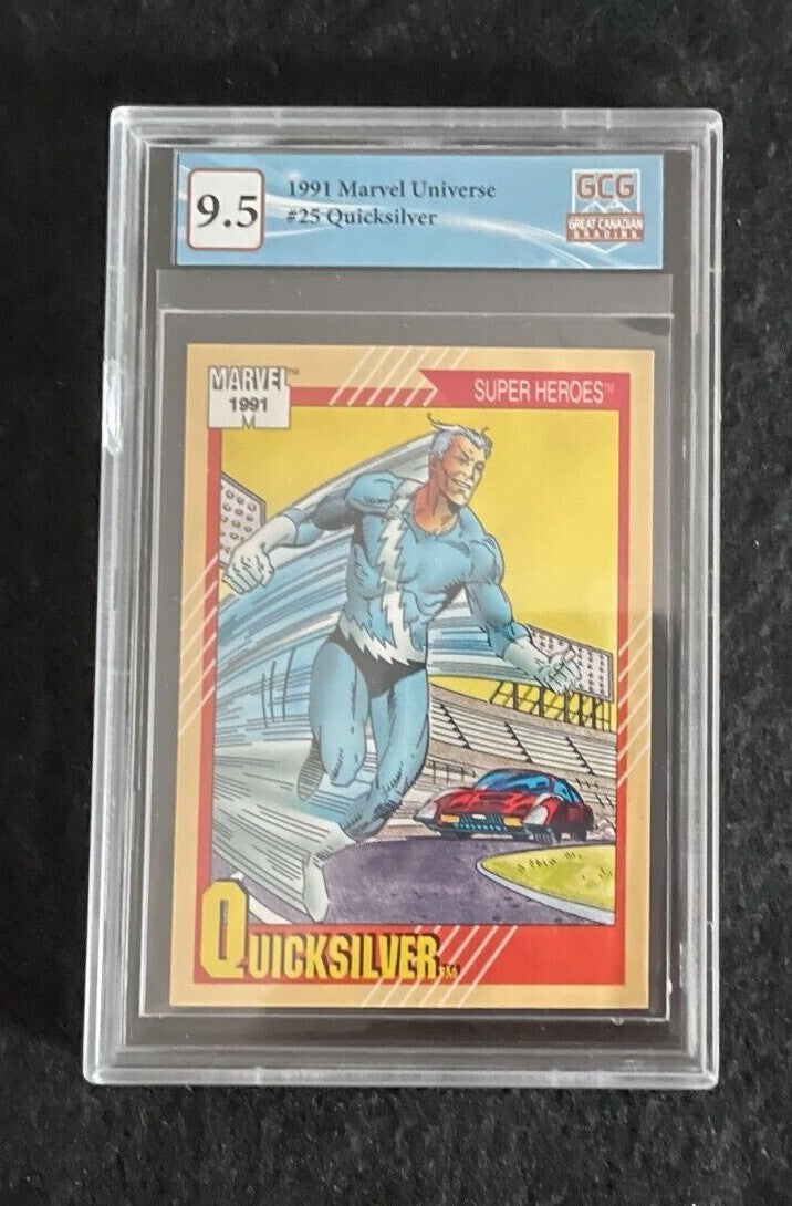 1991 Impel Marvel Universe #25 "Quicksilver" GCG 9.5 *Not PSA*
