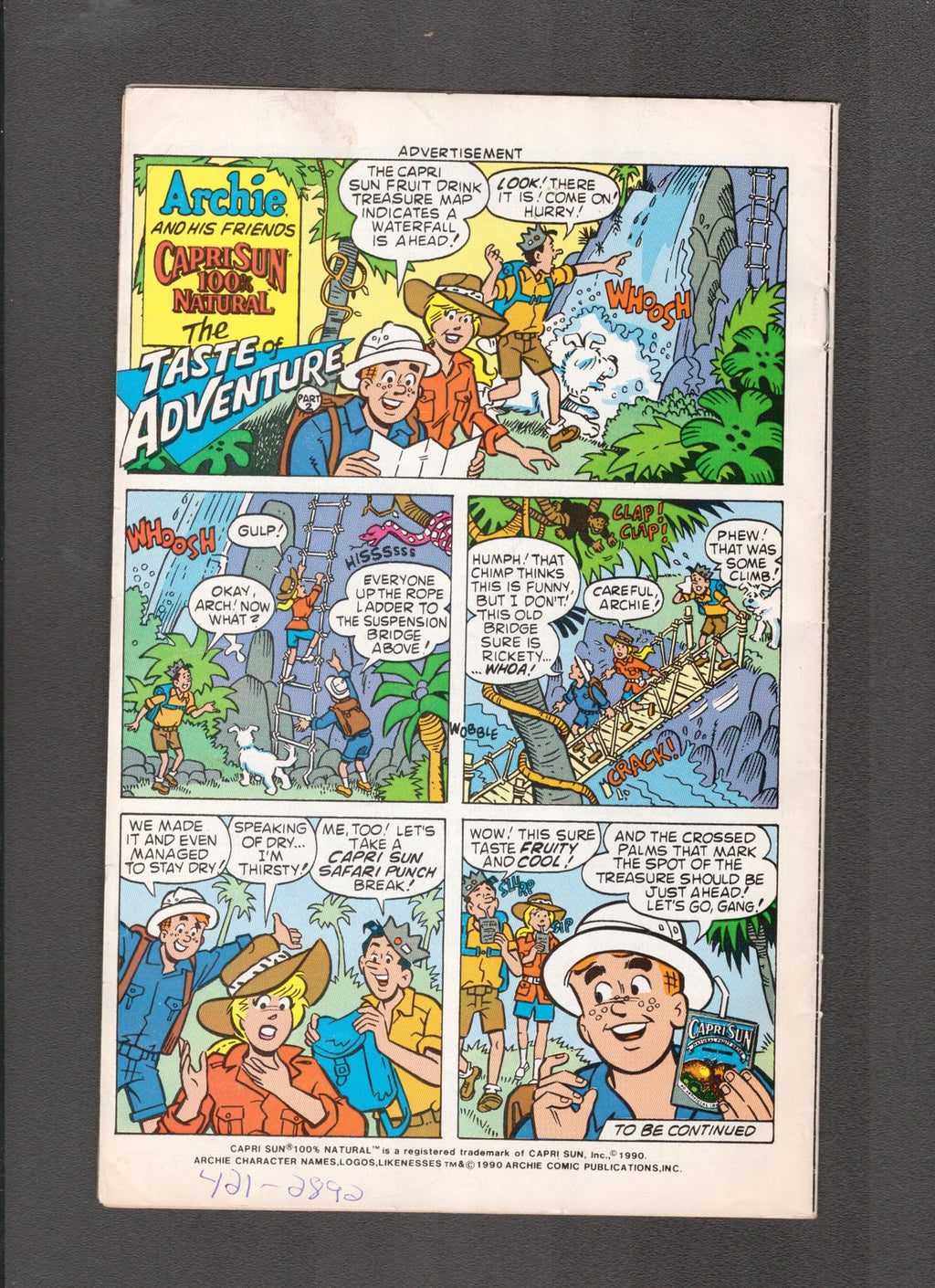 Jughead's Diner #2 (1990) Dan Parent Cover Archie Comics