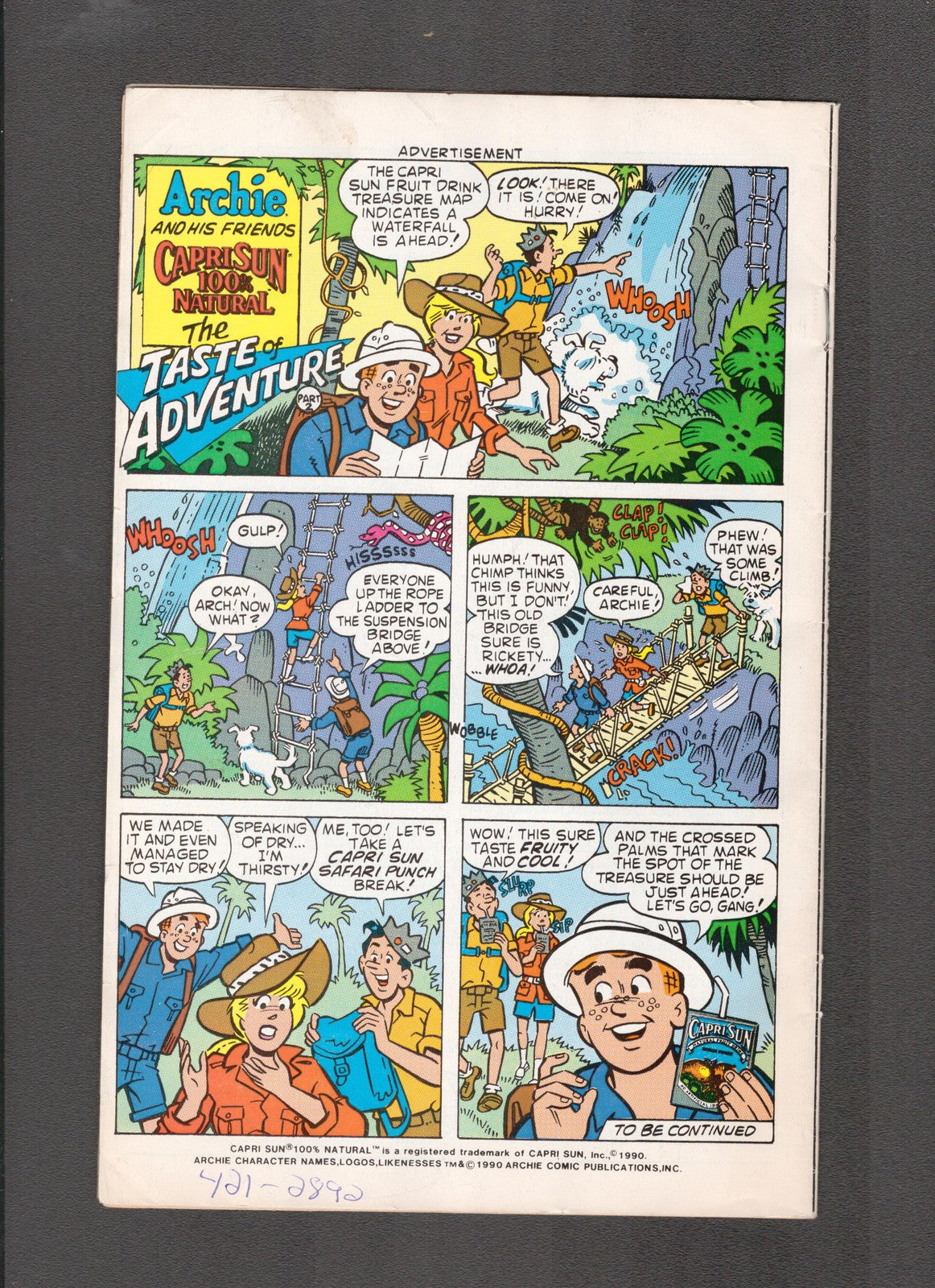 Jughead's Diner #2 (1990) Dan Parent Cover Archie Comics
