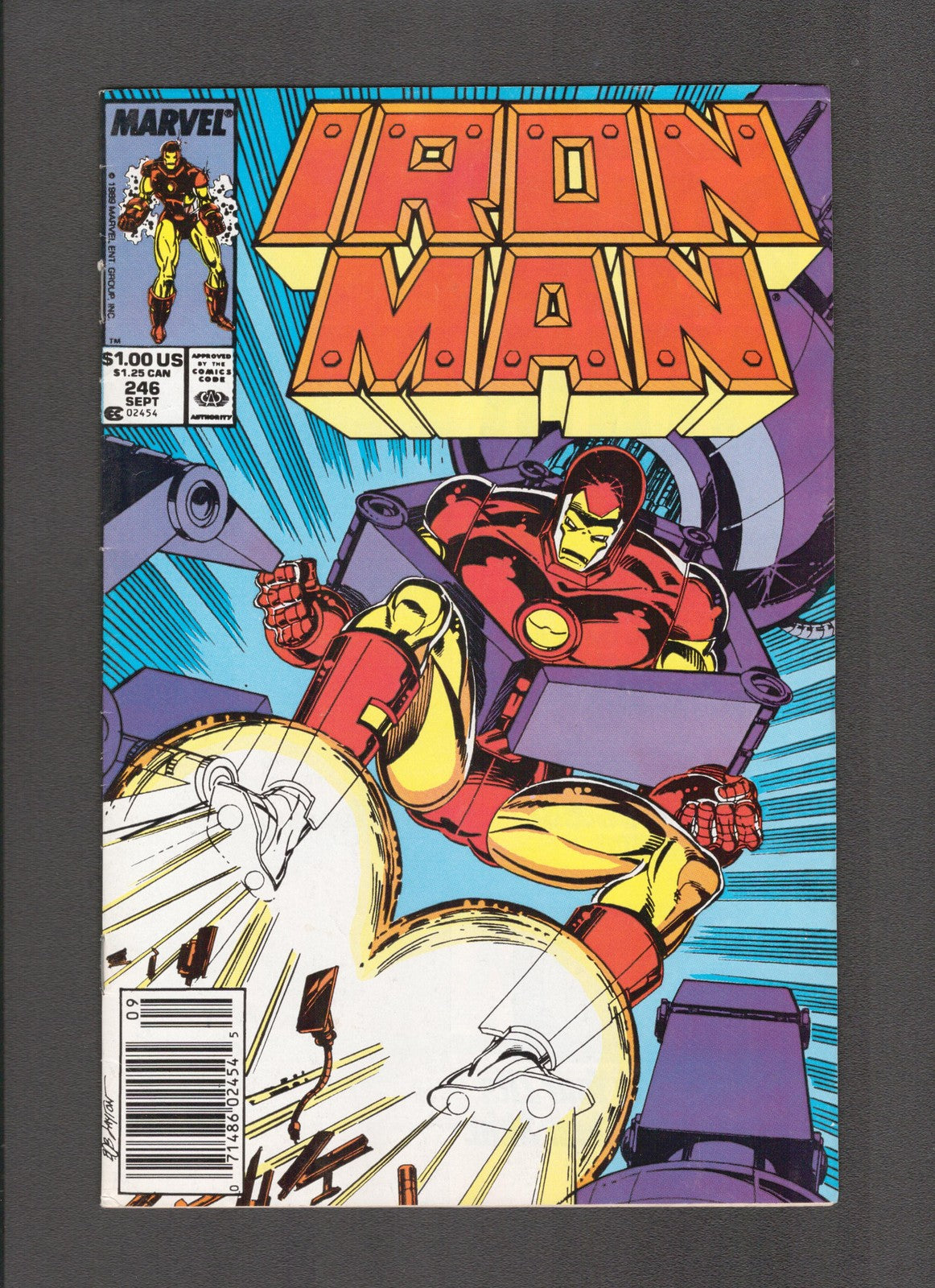 Iron Man #246 (1989) Bob Layton, Herb Trimpe Marvel Comics