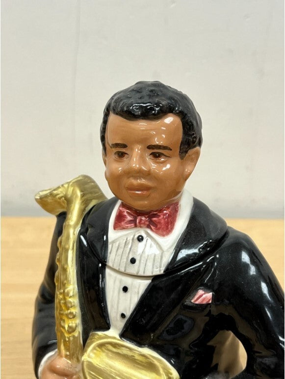 Fitz & Floyd Saxophone Musician Teapot - Omnibus Sri Lanka - 6x4 RARE VINTAGE