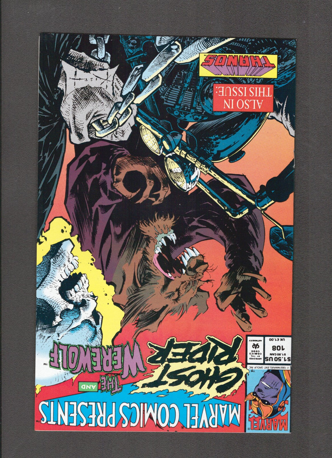 Marvel Comics Presents #108 (1992) Wolverine & Nightcrawler Marvel Comics