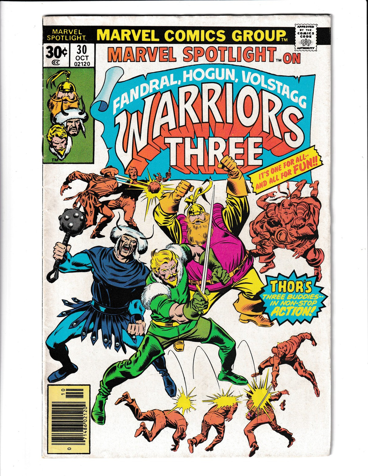 Marvel Spotlight #30 (1976) Warriors Three Marvel Comics SKU:3318