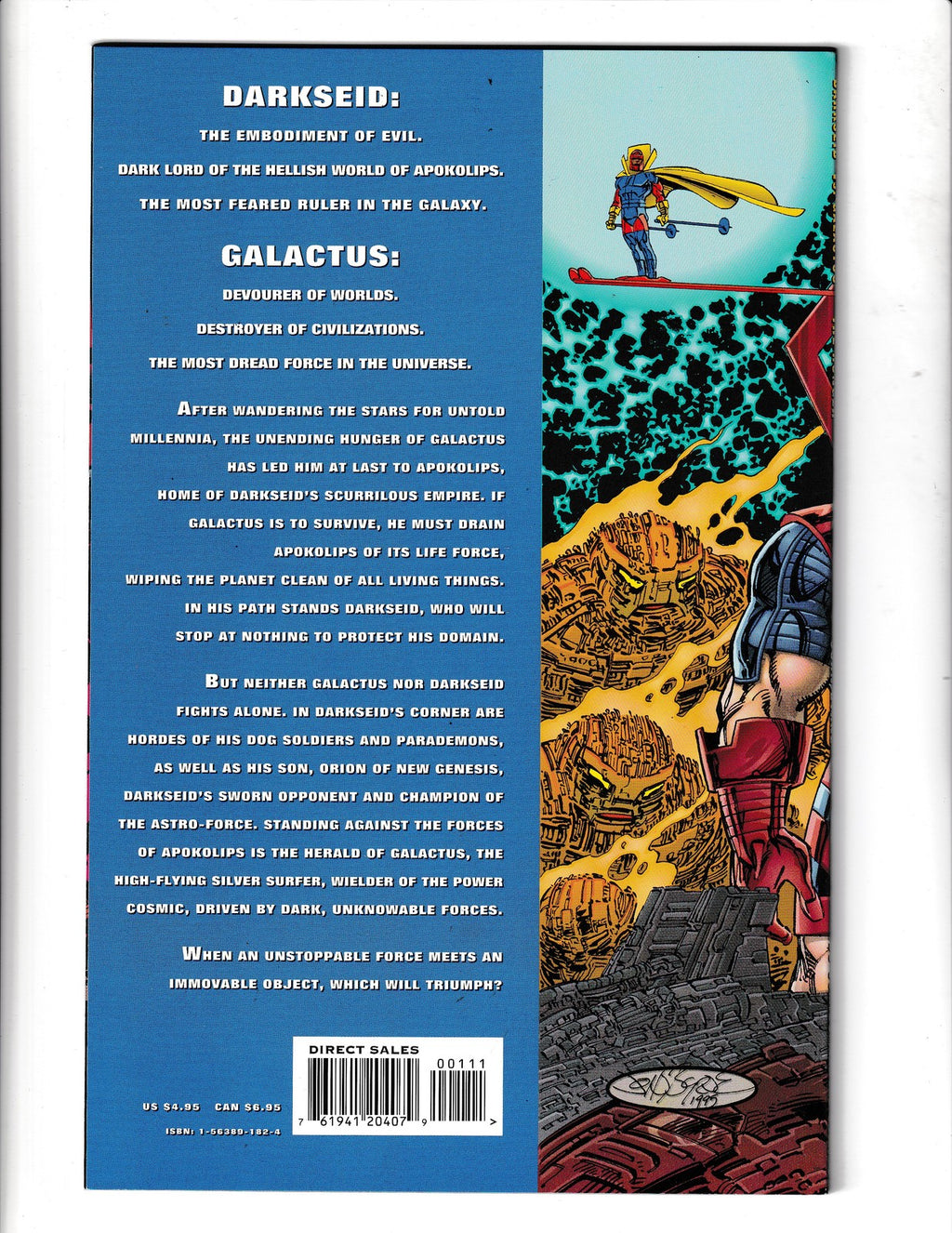 Darkseid vs Galactus: The Hunger #1 (1995) First Print Higher Grade DC Comics