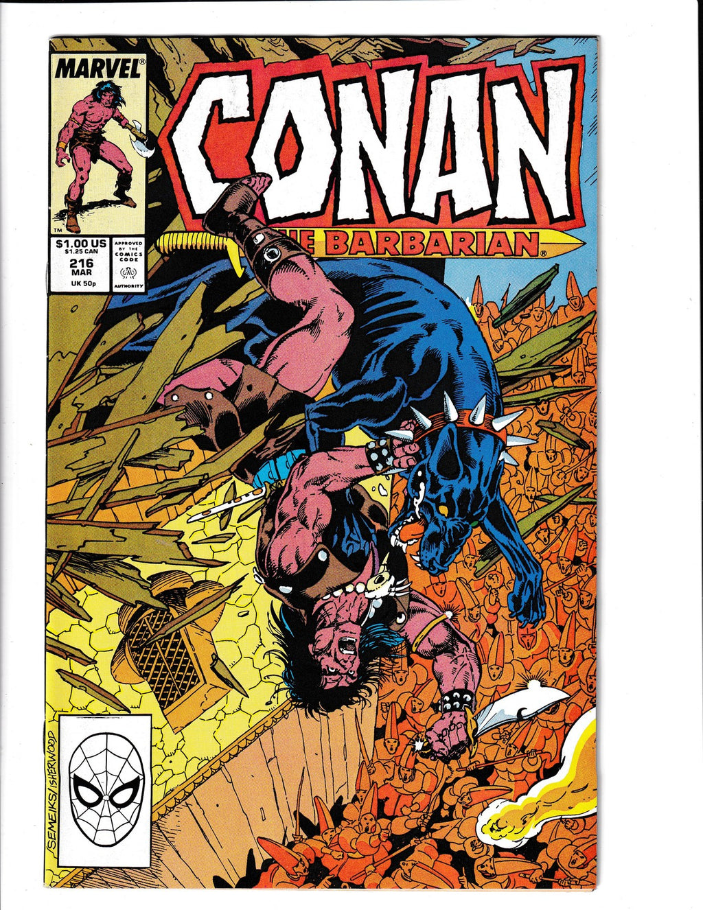 Conan the Barbarian #216 (1989) Marvel Comics