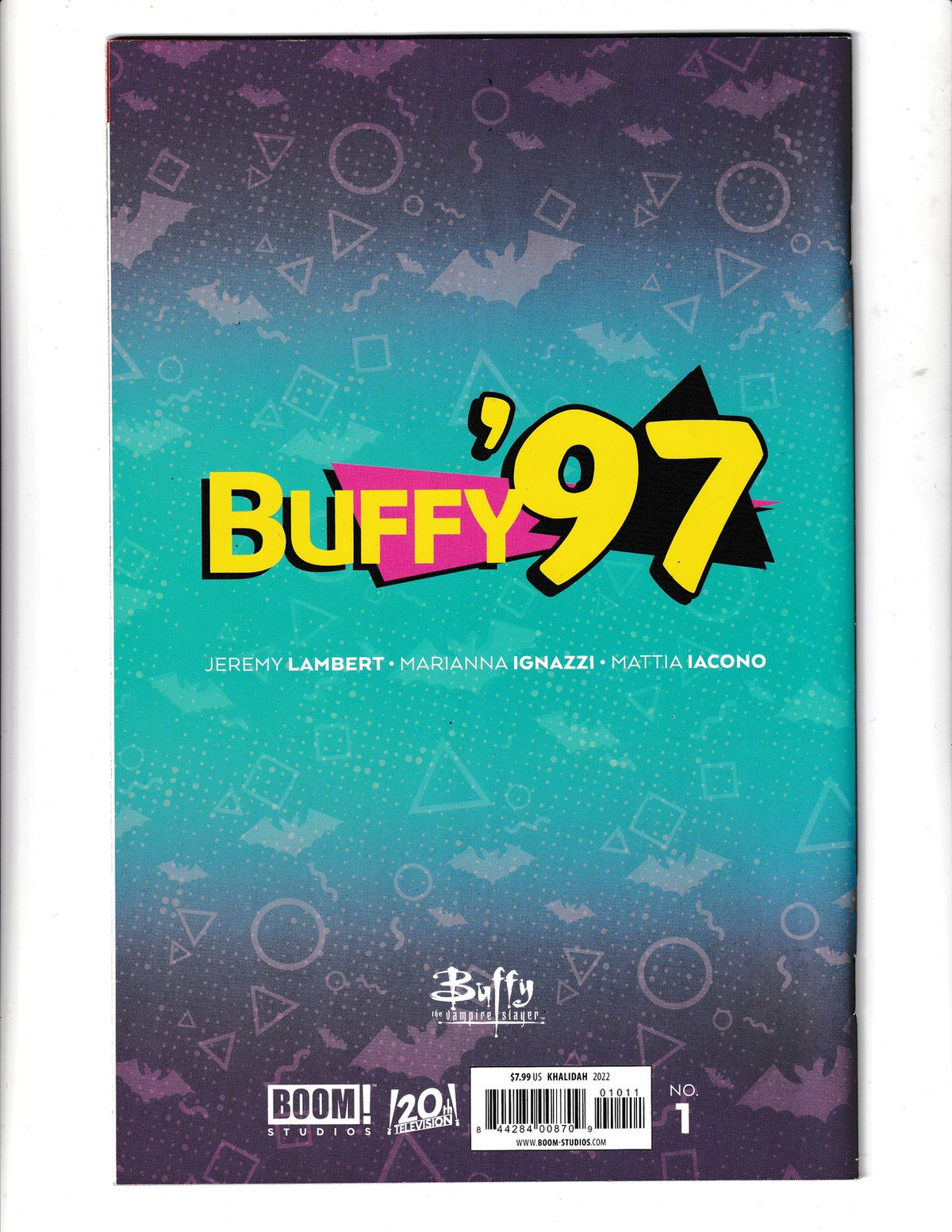 Buffy '97 #1 (2022) BOOM! Comics SKU:2783