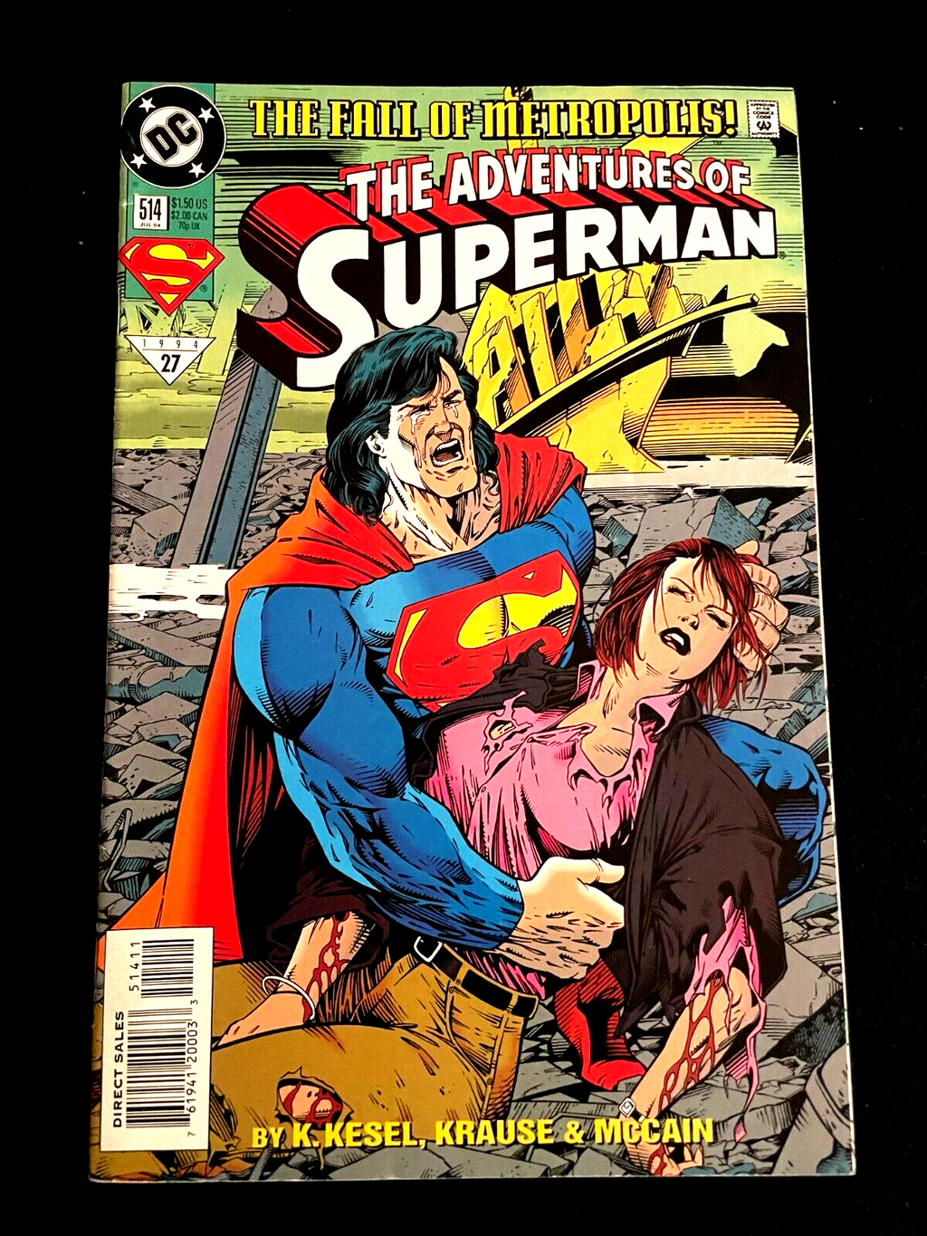 Adventures of Superman #514 1994 -  HIGH GRADE