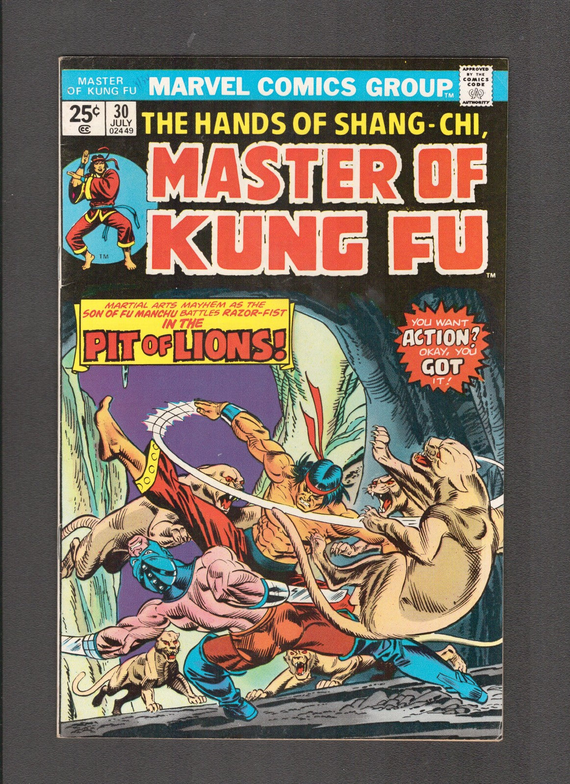 Master of Kung-Fu #30 (1975) Doug Moench Marvel Comics