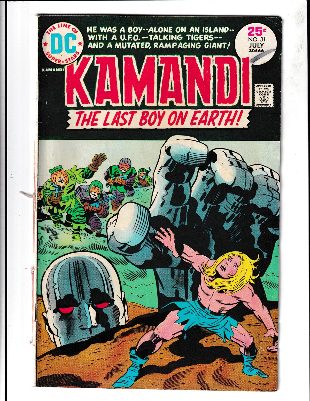 Kamandi, The Last Boy On Earth #31 (1975) DC Comics