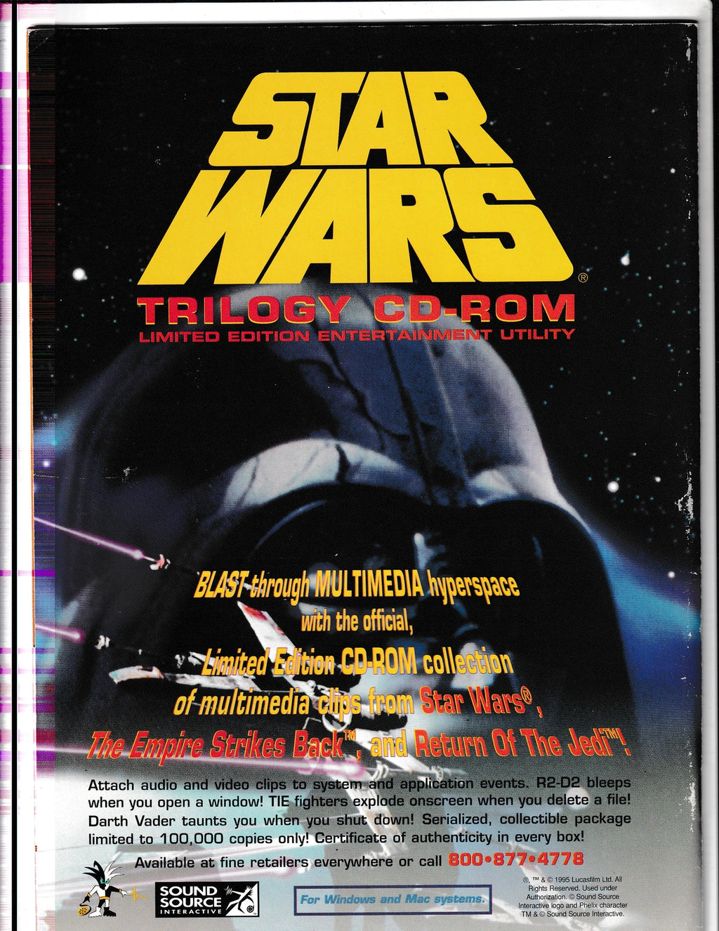Cinescape #NN (1996) Star Wars - The Crow 2 MVP Media Comics