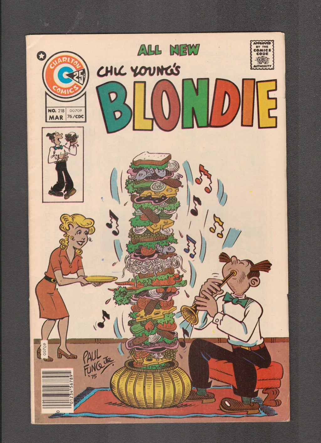 Blondie Comics #218 (1976) Charlton Comics