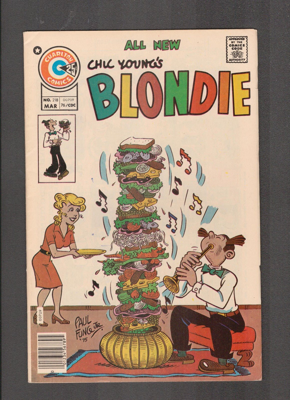 Blondie Comics #218 (1976) Charlton Comics