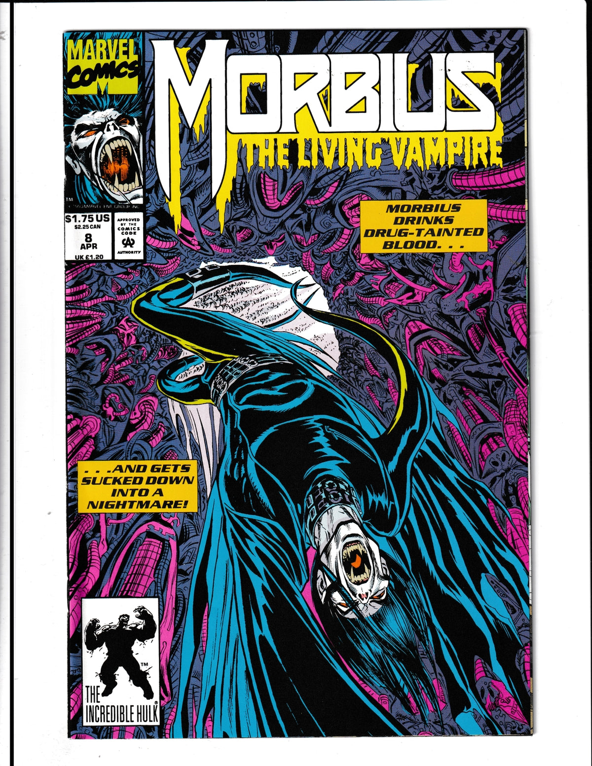 Morbius the Living Vampire #8 (1993) Marvel Comics SKU:726