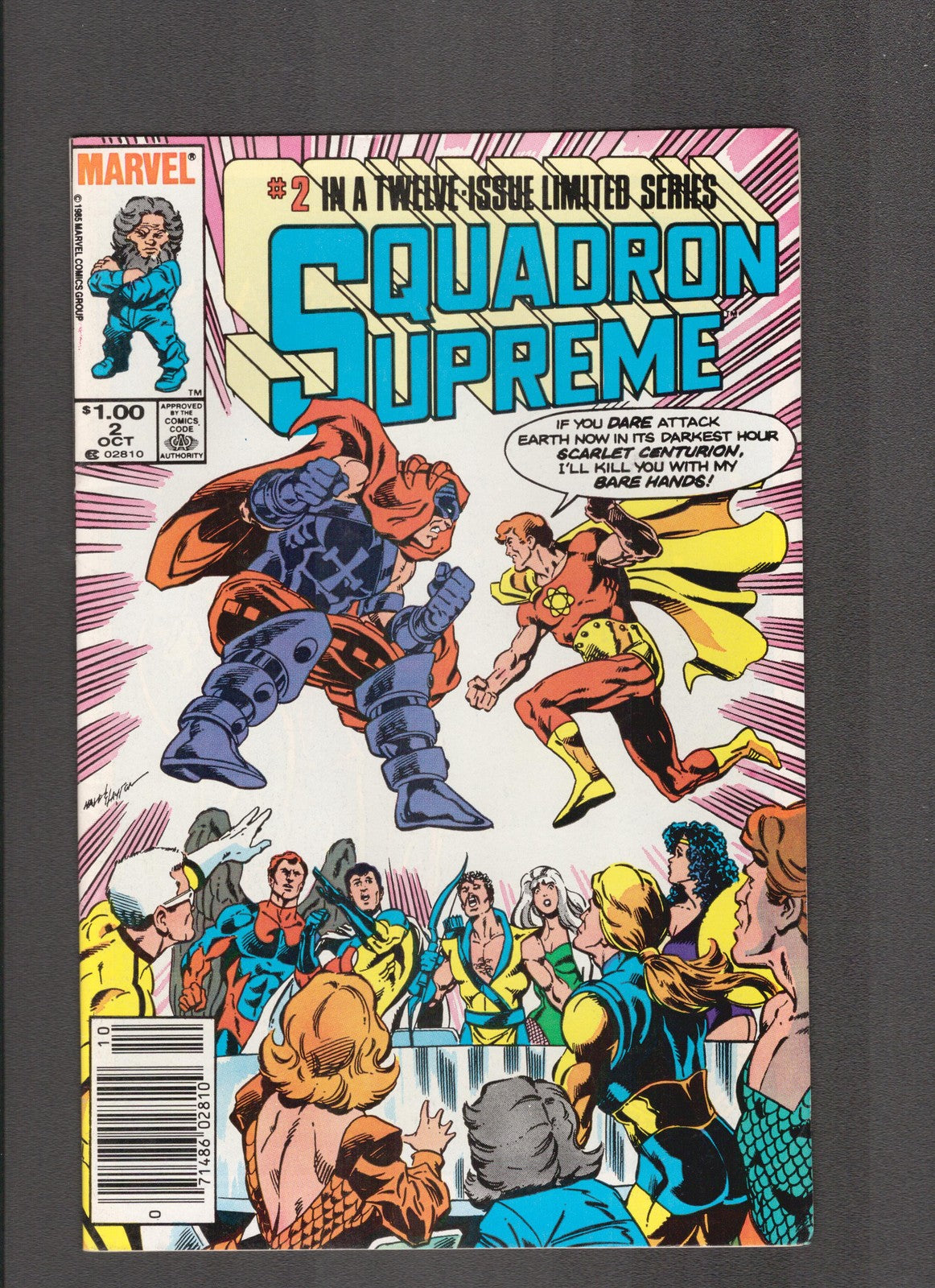 Squadron Supreme #2 (1985) Bob Layton Canadian Newsstand Marvel Comics