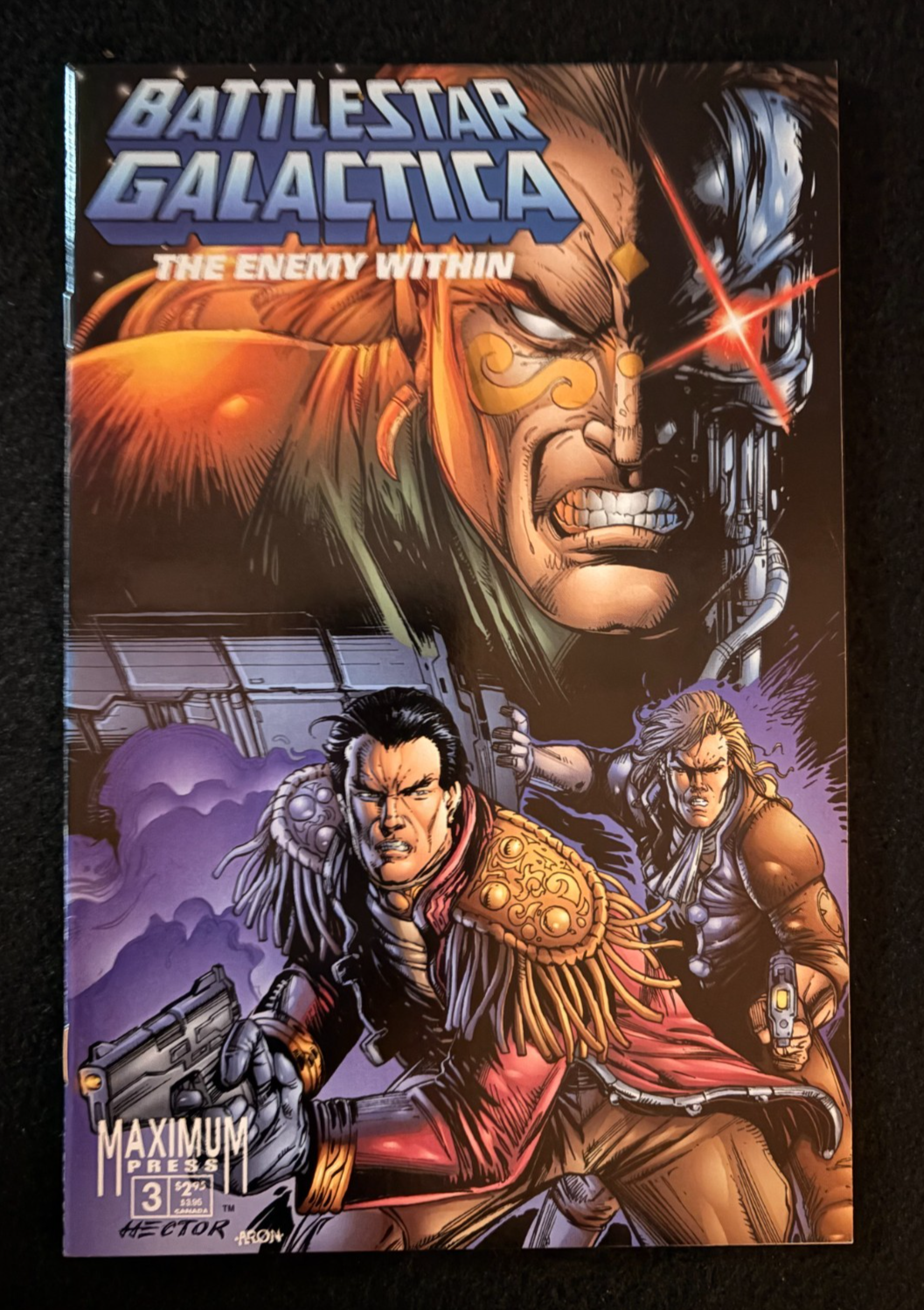 Battlestar Galactica: The Enemy Within - Complete Set of 3 #1-3  (1995-96)