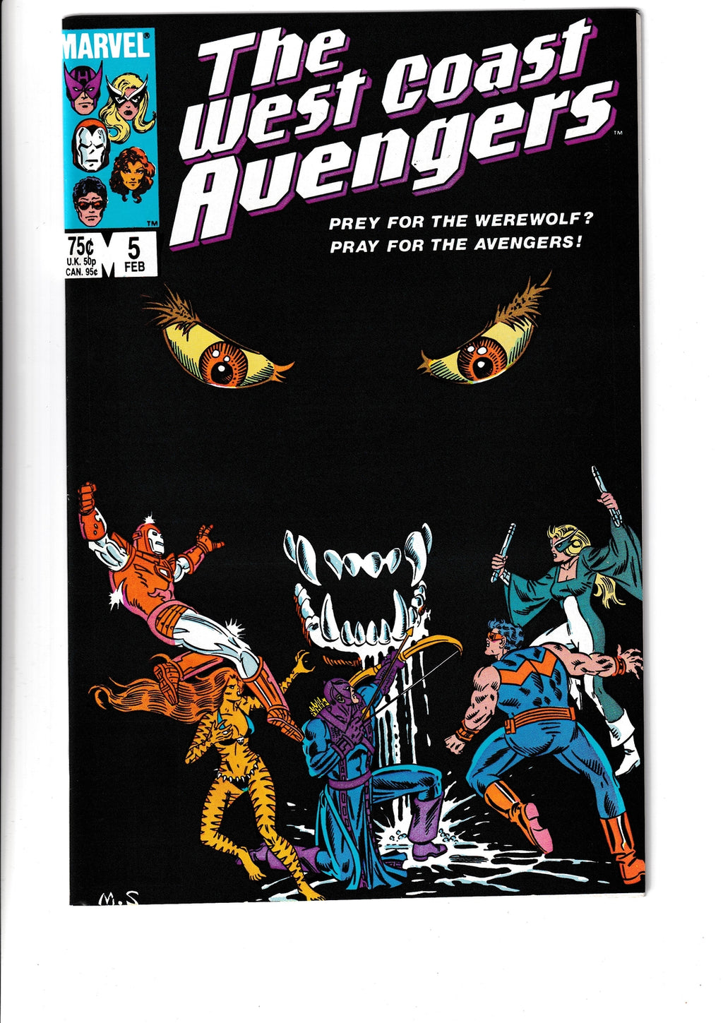 West Coast Avengers #5 (1986) Marvel Comics SKU:170