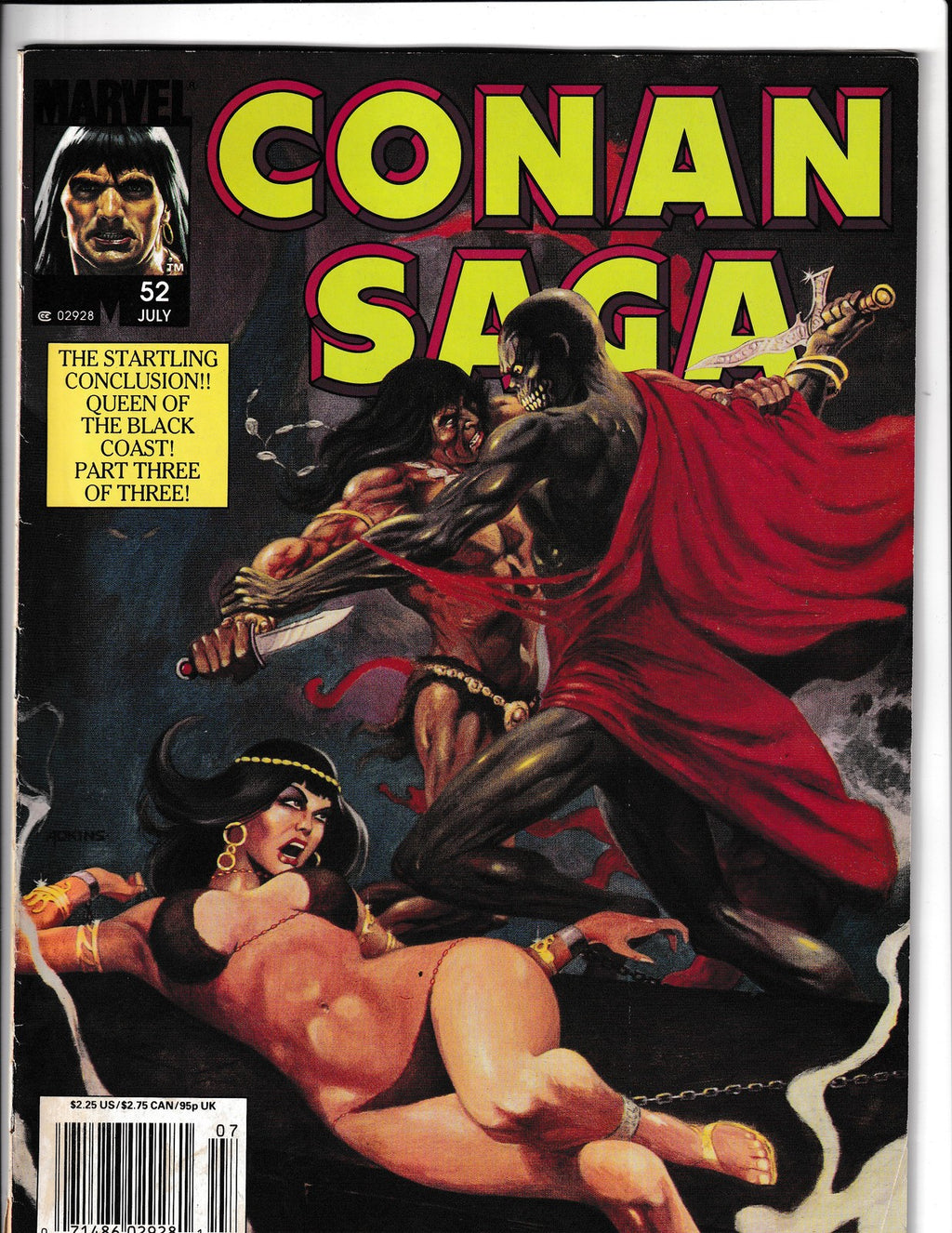 Conan Saga #52 (1991) The Barbarian Marvel Comics