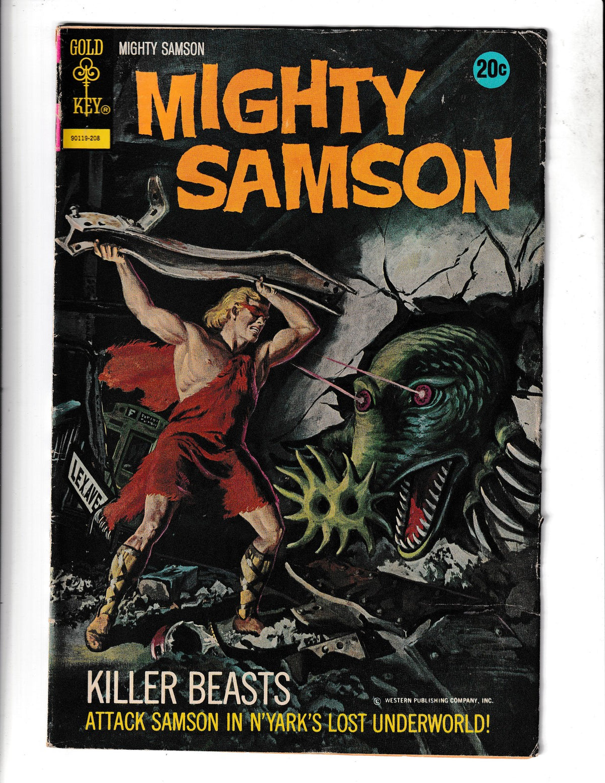 Mighty Samson #21 (1972) Gold Key Comics SKU:3147