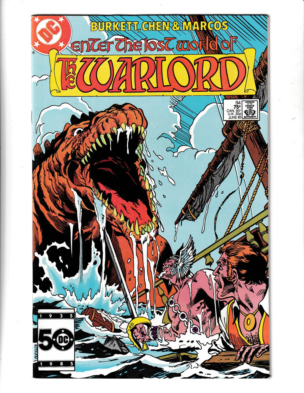 Warlord #94 (1985) Burkett DC Comics
