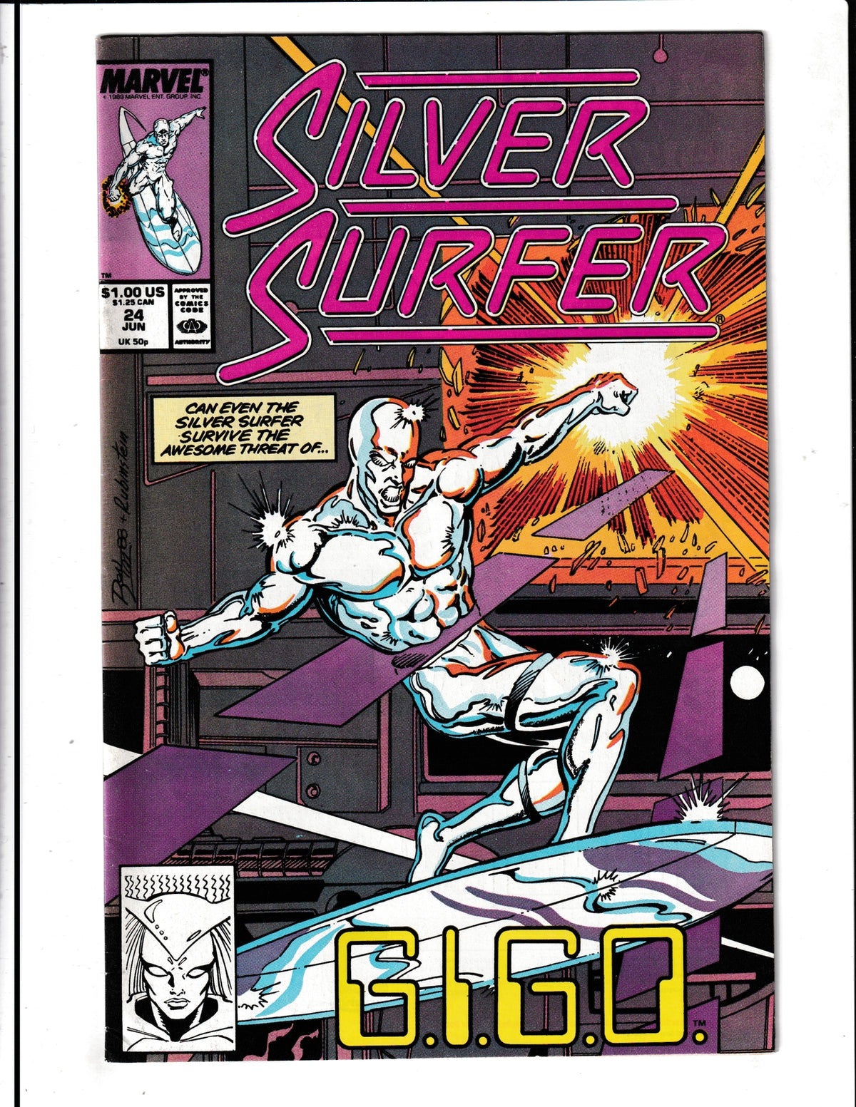 Silver Surfer #24 (1989) Marvel Comics SKU:1244