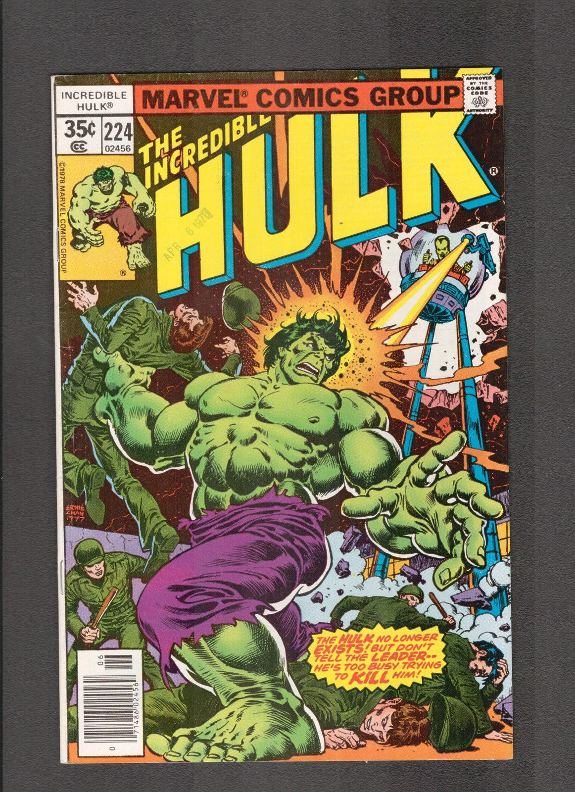 Incredible Hulk #224 (1978) Doc Samson Marvel Comics